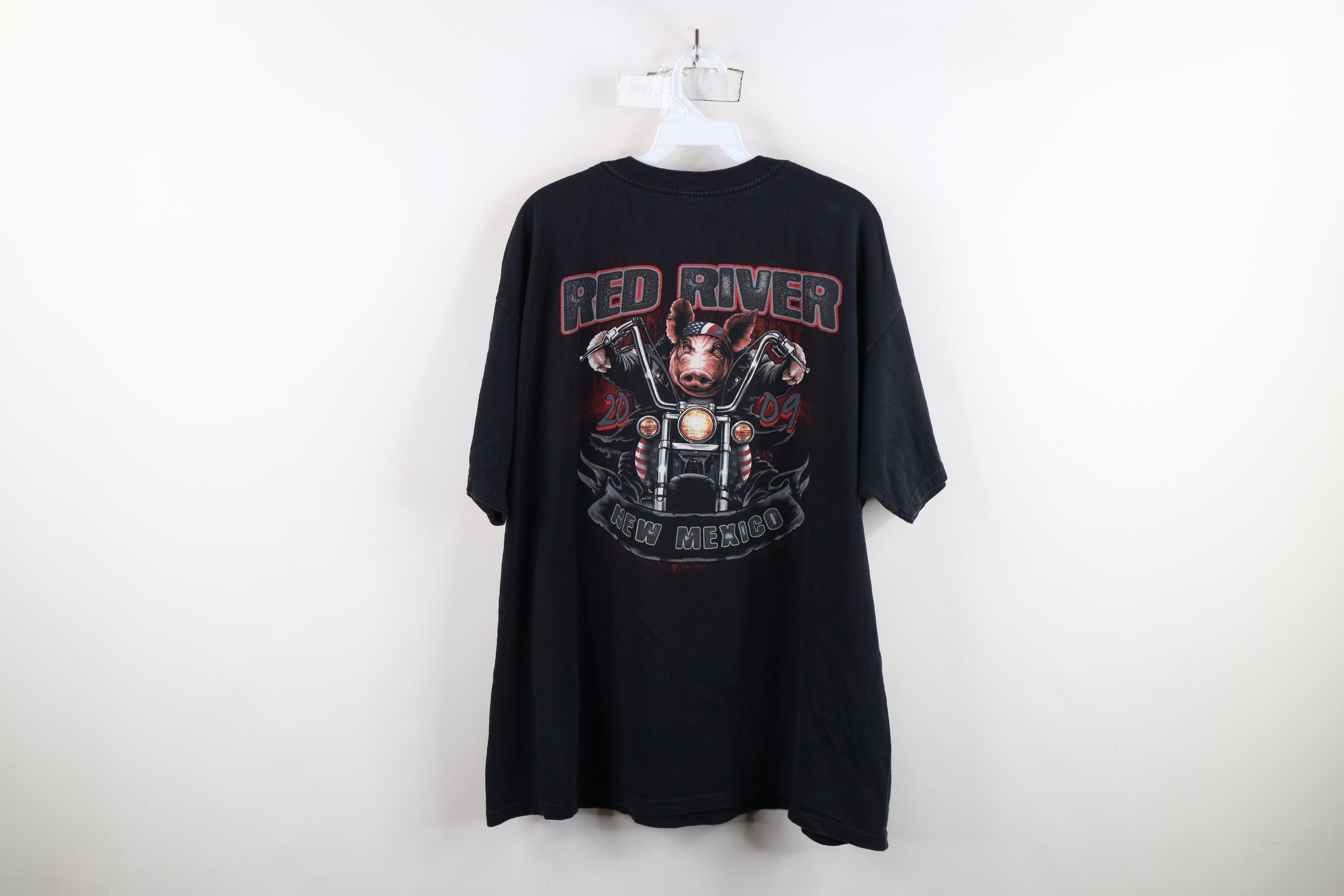 Vintage Vintage Y2K 2009 Fire Flames Motorcycle Short Sleeve T-Shirt Size US XL / EU 56 / 4 - 11 Thumbnail