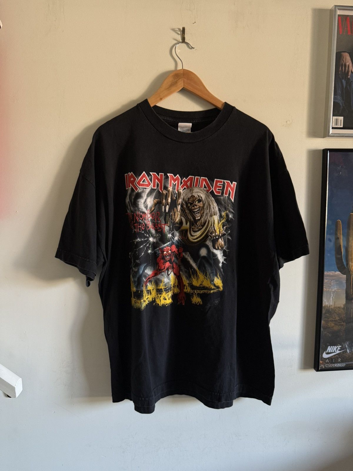 Band Tees Iron Maiden 2008 Vintage Band Concert Tee Size US XXL / EU 58 / 5 - 1 Thumbnail