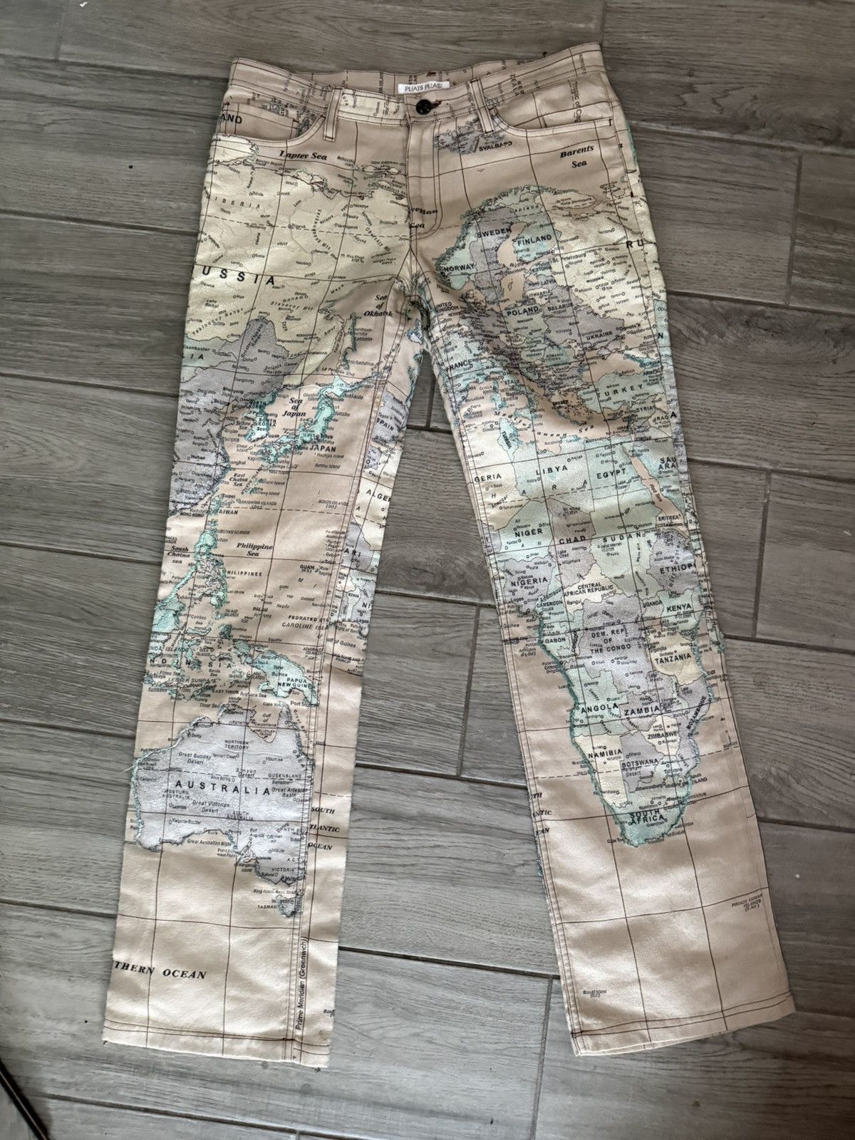 Pleats Please Issey Miyake RARE Issey Miyake Pleats Please Map Pants Size US 32 / EU 48 - 3 Thumbnail