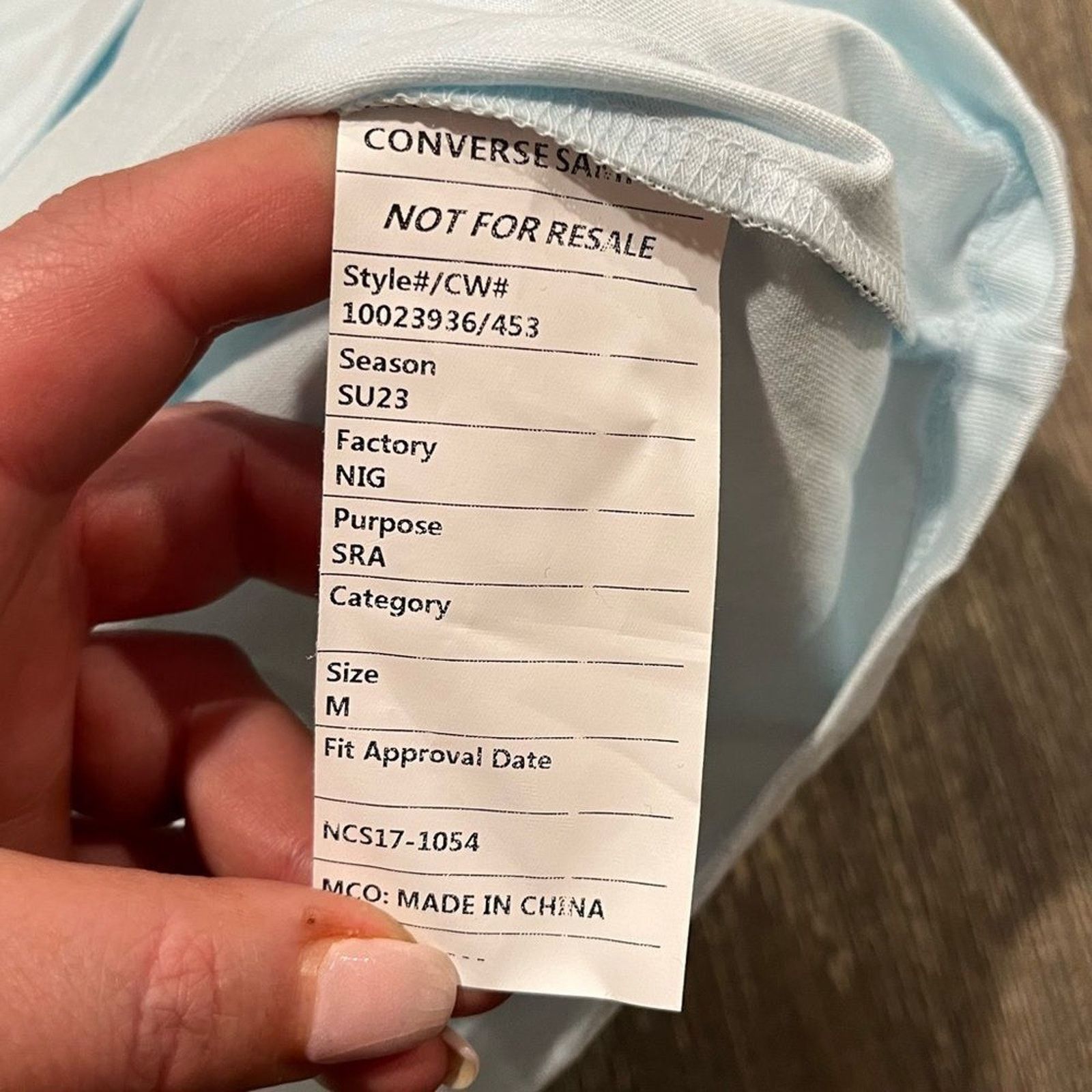 Converse NWT Converse All Star Oversized T-Shirt Aqua Mist Medium Size M / US 6-8 / IT 42-44 - 6 Thumbnail