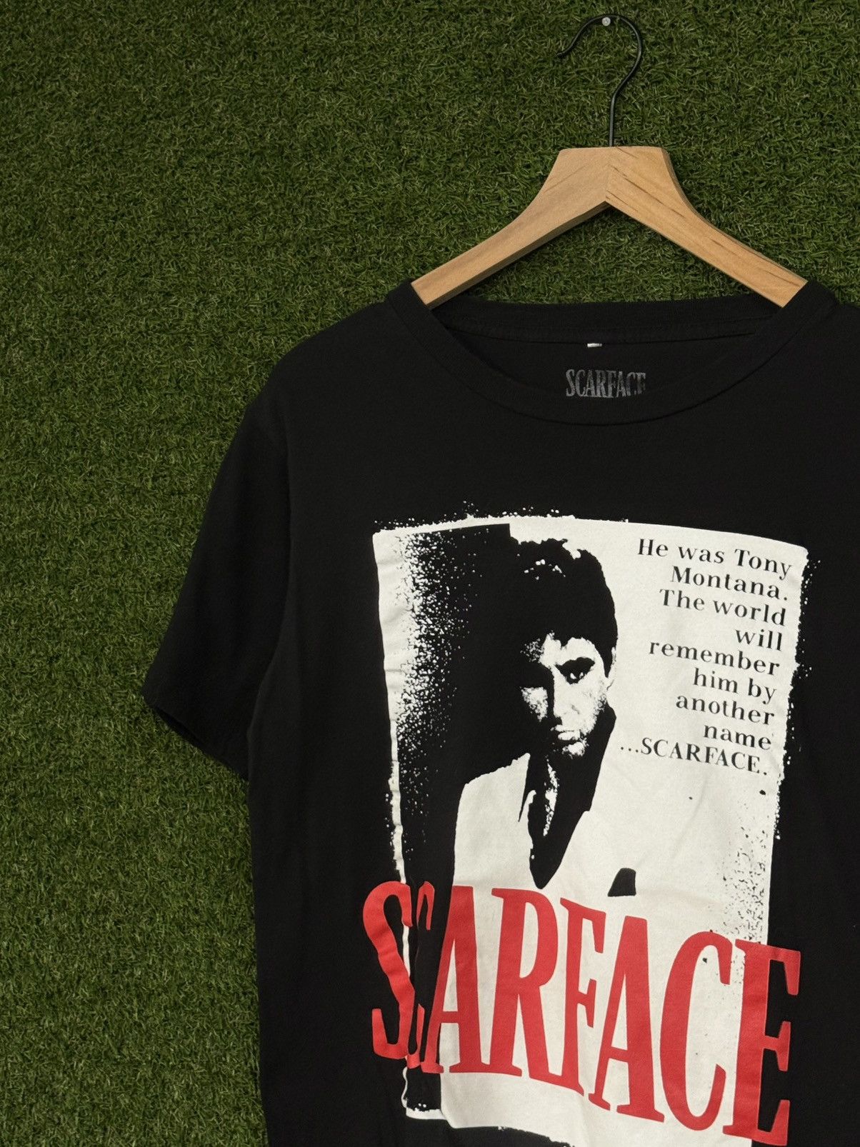 Other Scarface Tony Montana Logo Tee Black Medium Gangster Size US M / EU 48-50 / 2 - 2 Thumbnail