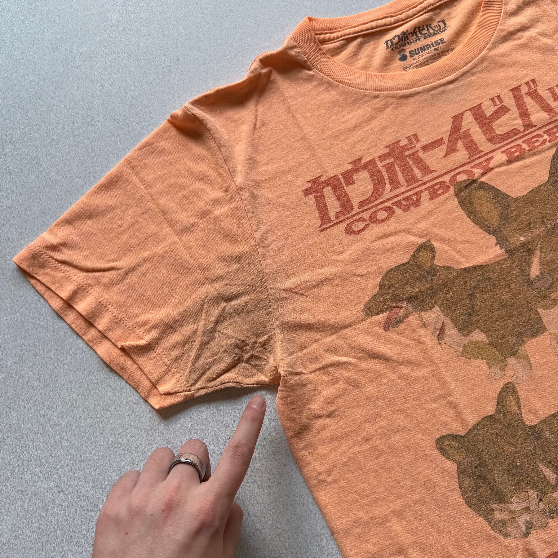 Vintage 2010s Vintage Cowboy Bebop Ein Corgi Sunrise Funimation Tee Size US M / EU 48-50 / 2 - 5 Thumbnail