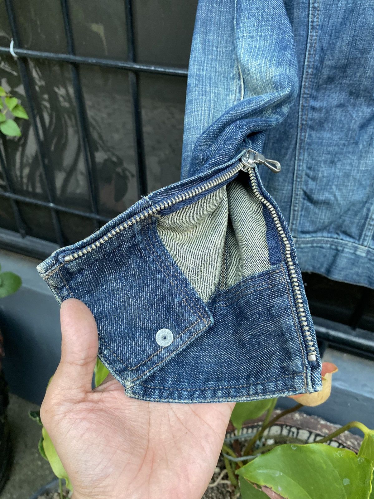 Le Grande Bleu (L.G.B.) 2000s Rare Schlussel Japan Denim Jacket Size US M / EU 48-50 / 2 - 9 Thumbnail