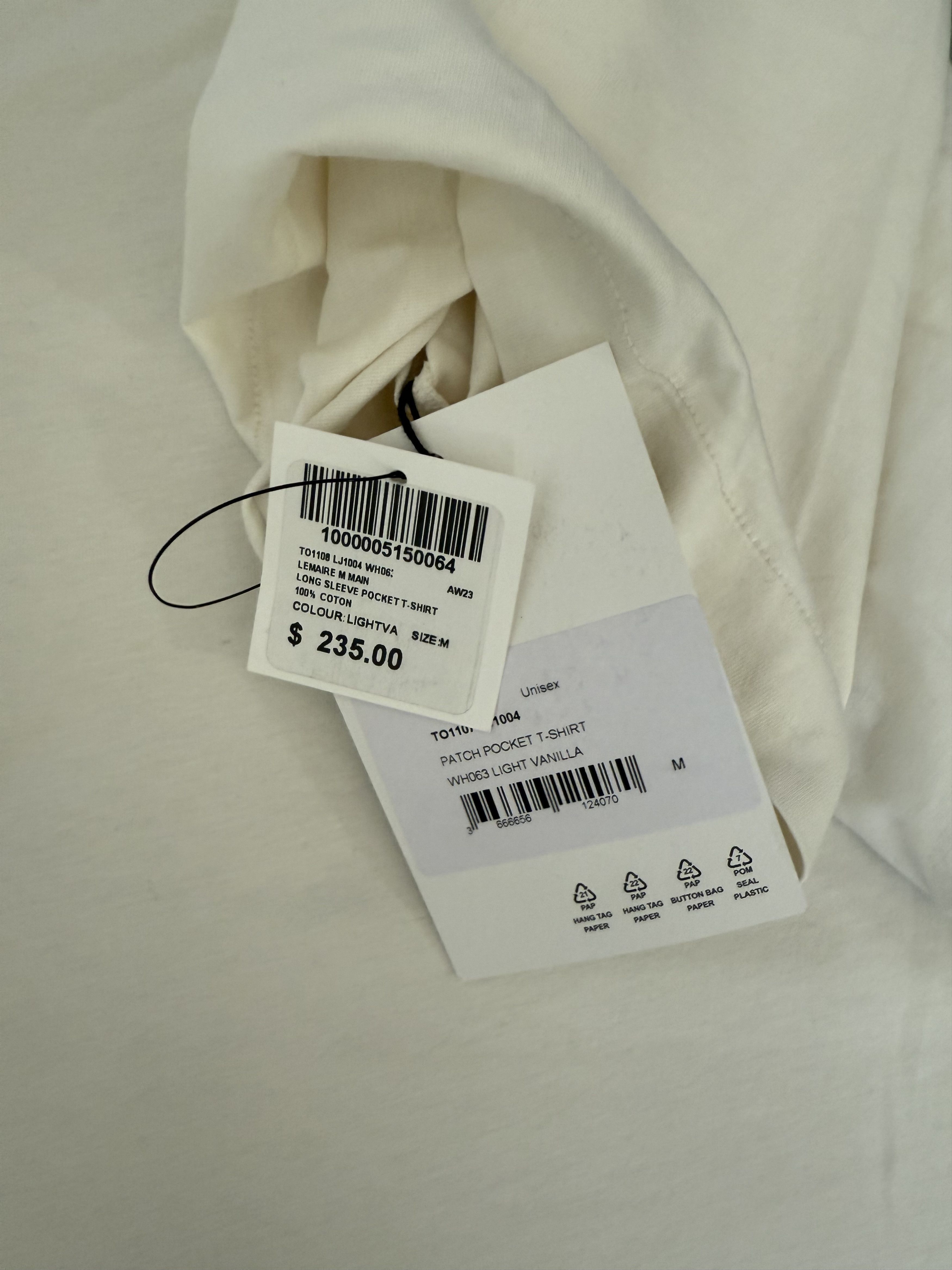 Lemaire Patch pocket T-shirt Size US M / EU 48-50 / 2 - 3 Thumbnail