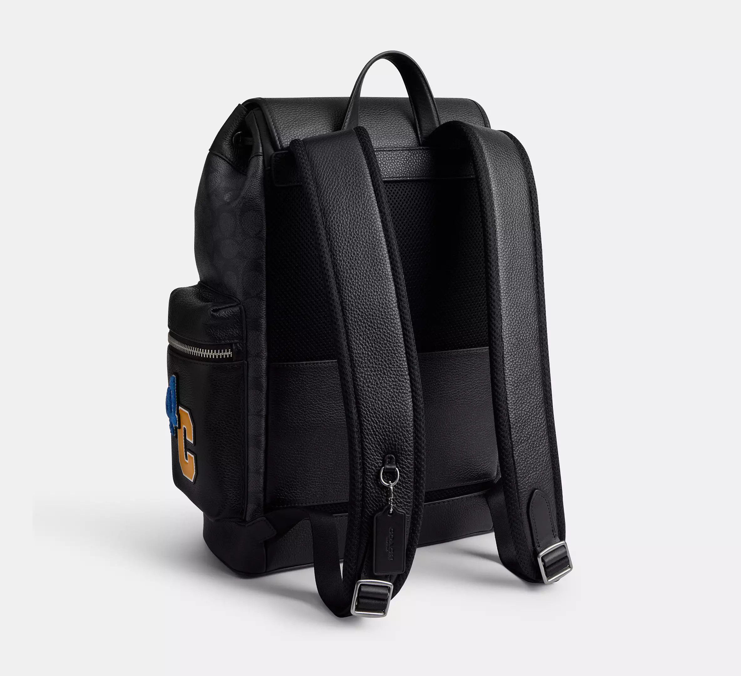 Coach Sprint Backpack In Signature Canvas With Patches CY818 Size ONE SIZE - 10 Thumbnail
