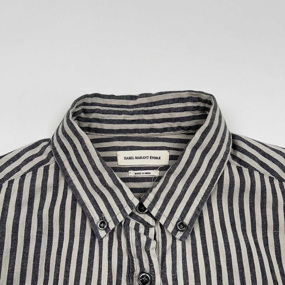 Isabel Marant Isabel Marant Etoile Stripped Gray Black Shirt Size XS / US 0-2 / IT 36-38 - 8 Thumbnail