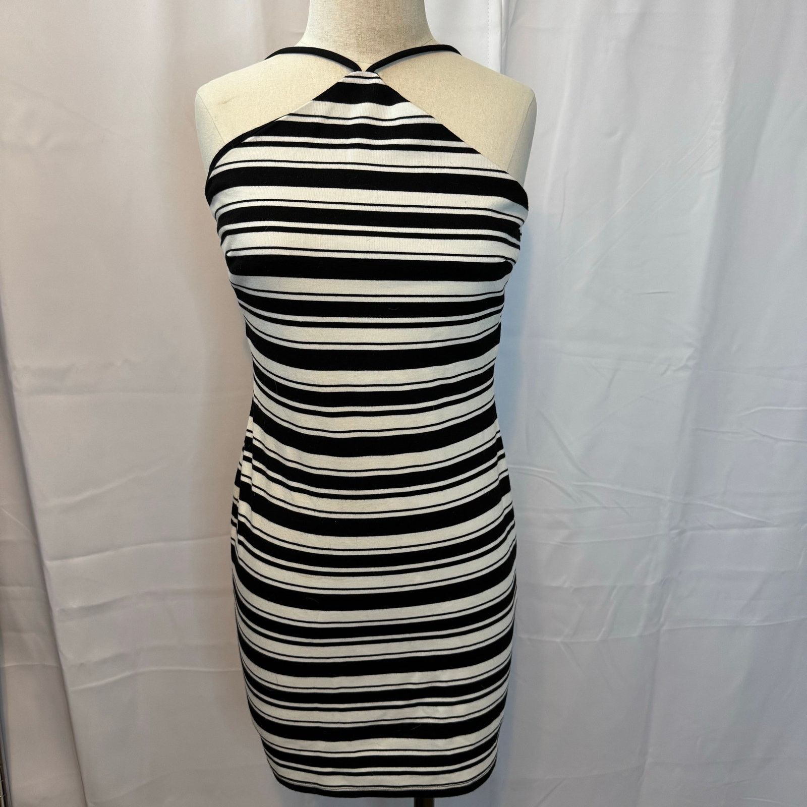Forever 21 Forever21 Bodycon Halter Striped Dress Women’s Size Large Size L / US 10 / IT 46 - 2 Thumbnail