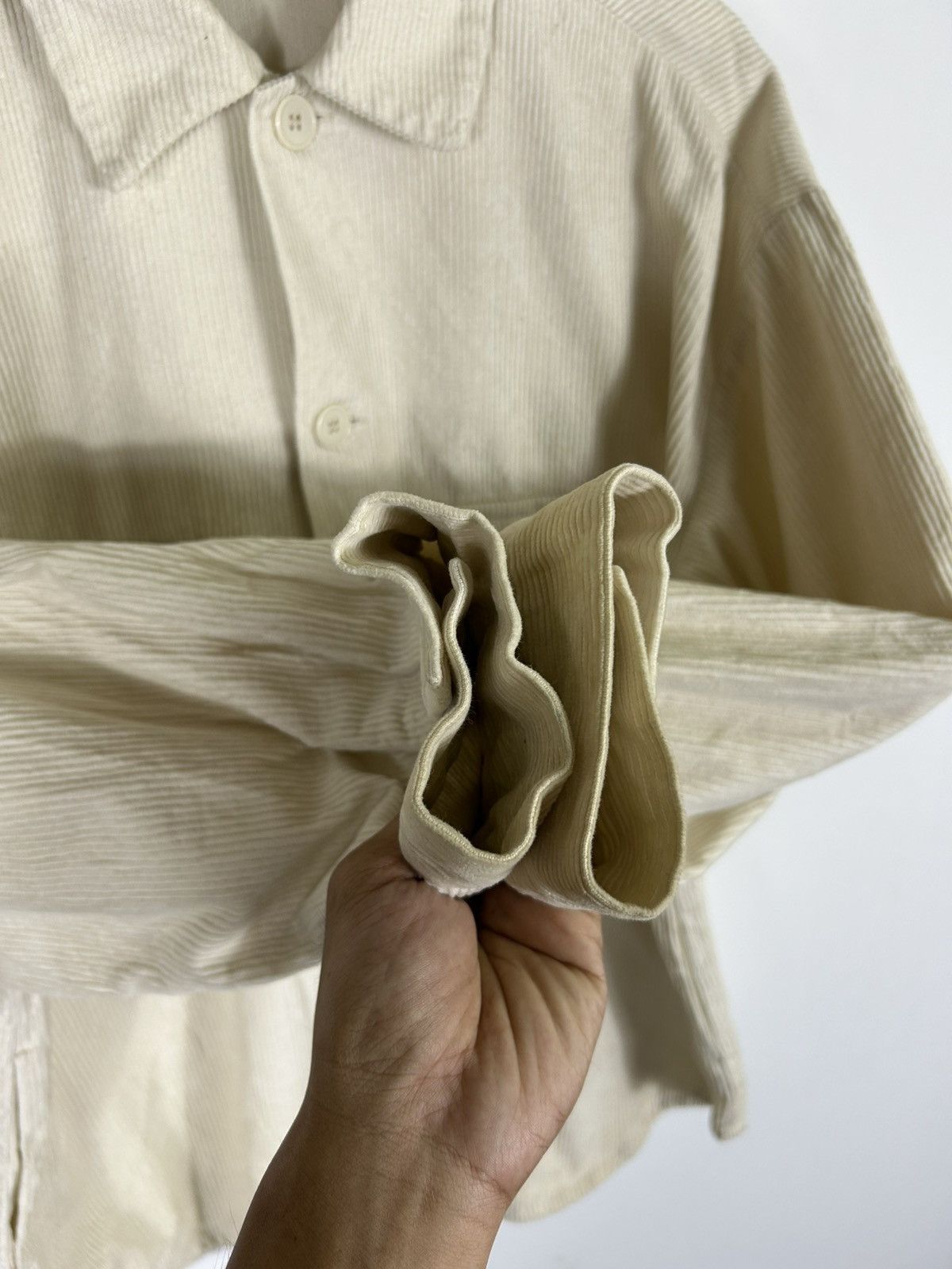 GU × Japanese Brand 🔥GU Corduroy Button Baggy Chore Shirt Jacket Size US M / EU 48-50 / 2 - 7 Thumbnail