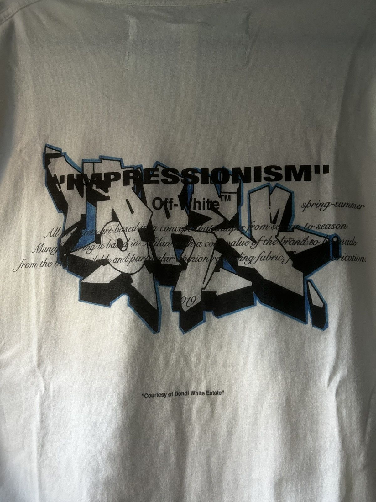 Off-White Off-White Impressionism "Dondi" Tee Size US L / EU 52-54 / 3 - 1 Thumbnail