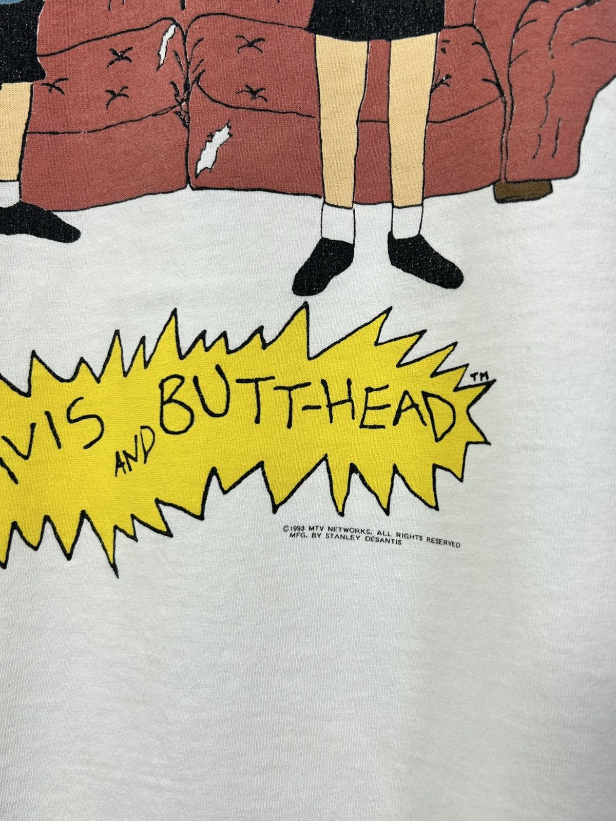 Cartoon Network × Mtv × Vintage 1993 BEAVIS AND BUTTHEAD HUH,HUH! Size US XL / EU 56 / 4 - 2 Thumbnail