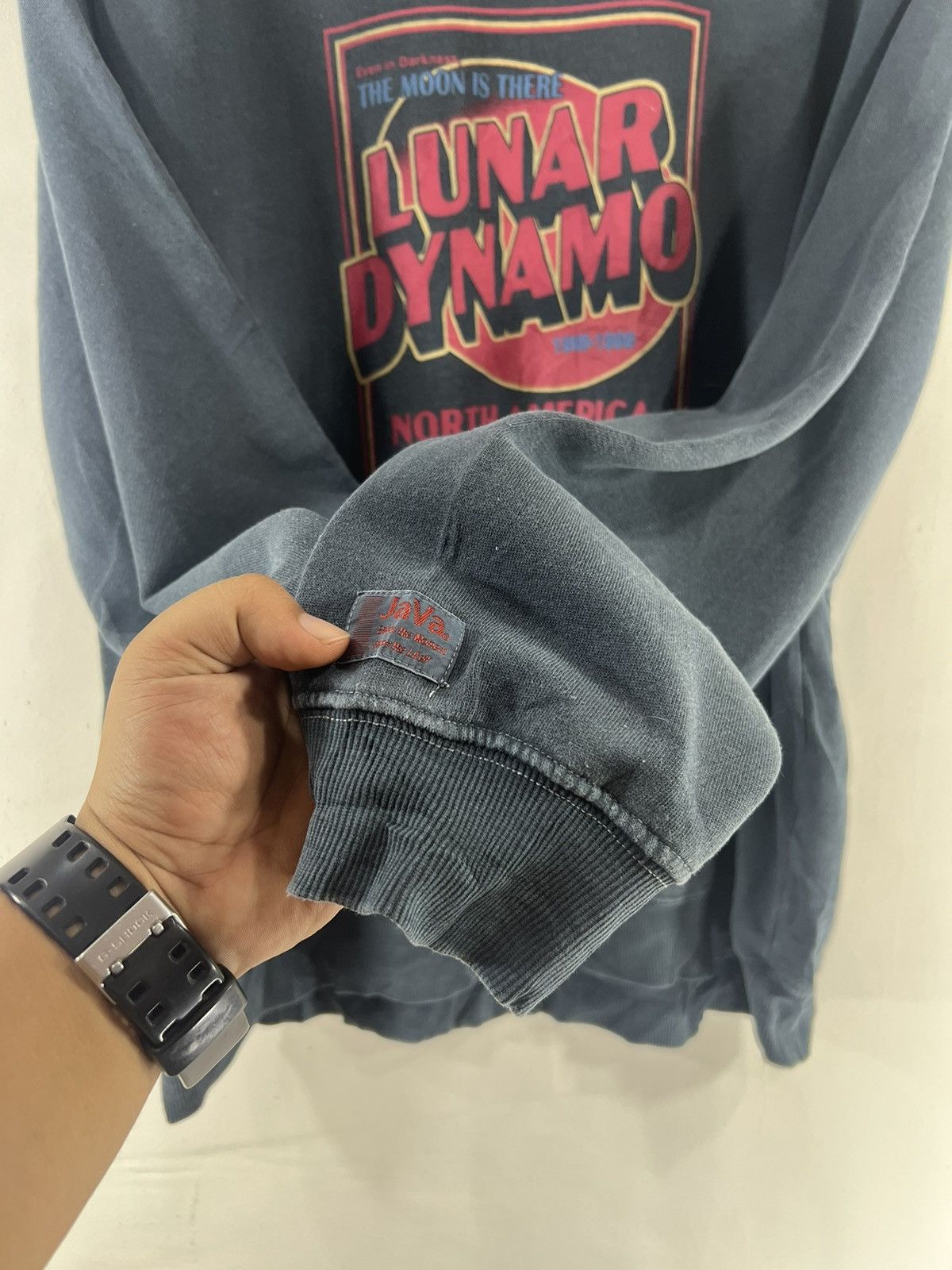 Band Tees × Vintage Vintage Lunar Dynamo streetwear Sweatshirt rare design Size US M / EU 48-50 / 2 - 9 Thumbnail