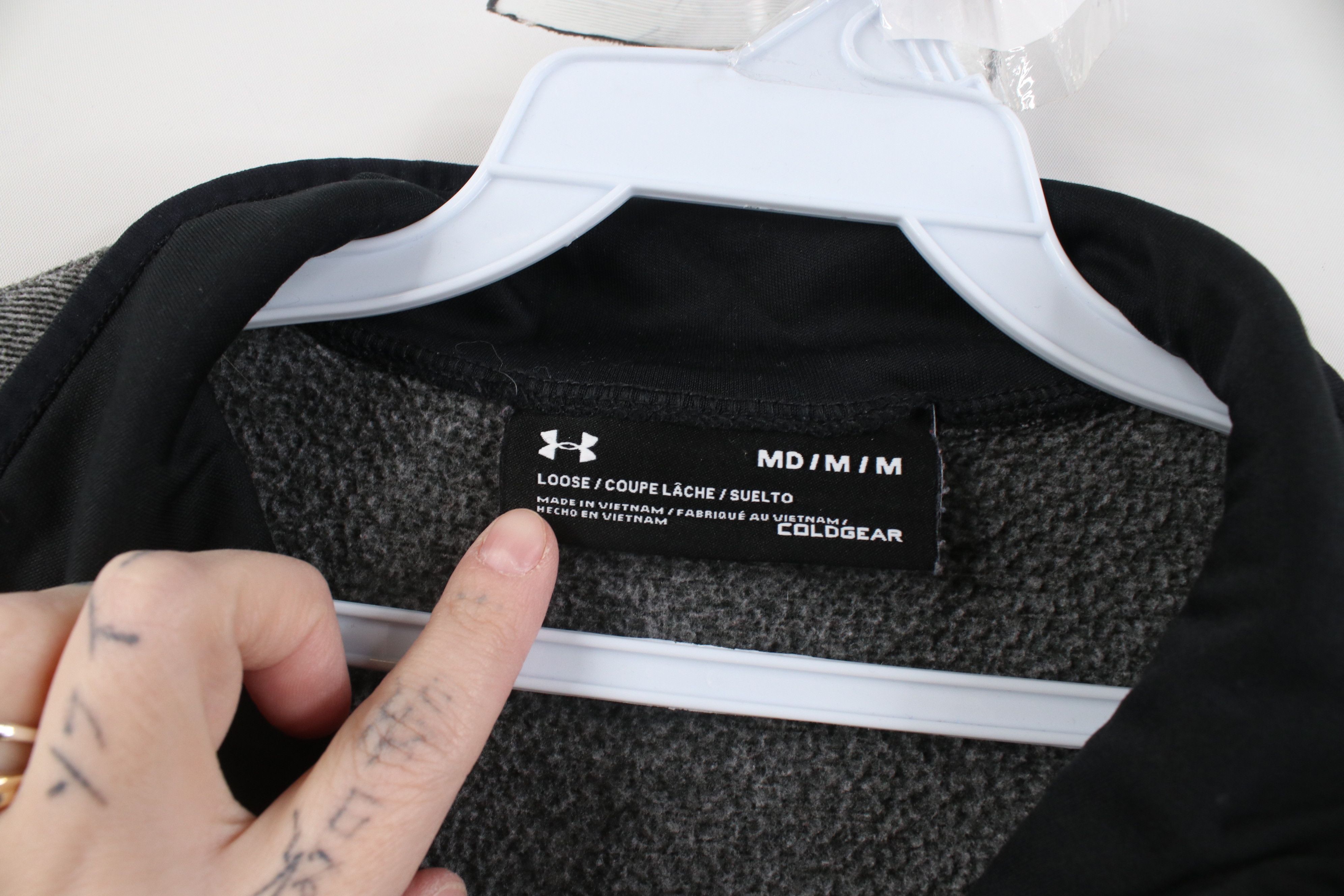 Under Armour Under Armour ColdGear Fleece Full Zip Sweater Jacket Gray Size M / US 6-8 / IT 42-44 - 8 Thumbnail