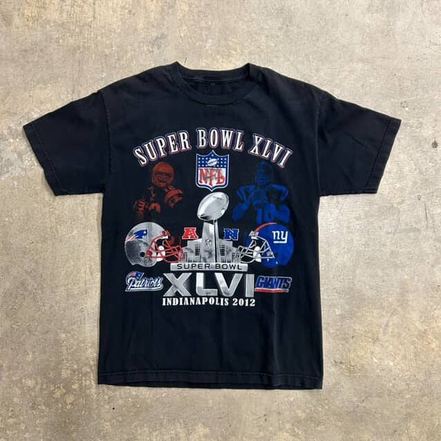 Vintage Vintage NFL Super Bowl 46 Giants vs. Patriots Tee Size US M / EU 48-50 / 2 - 1 Thumbnail