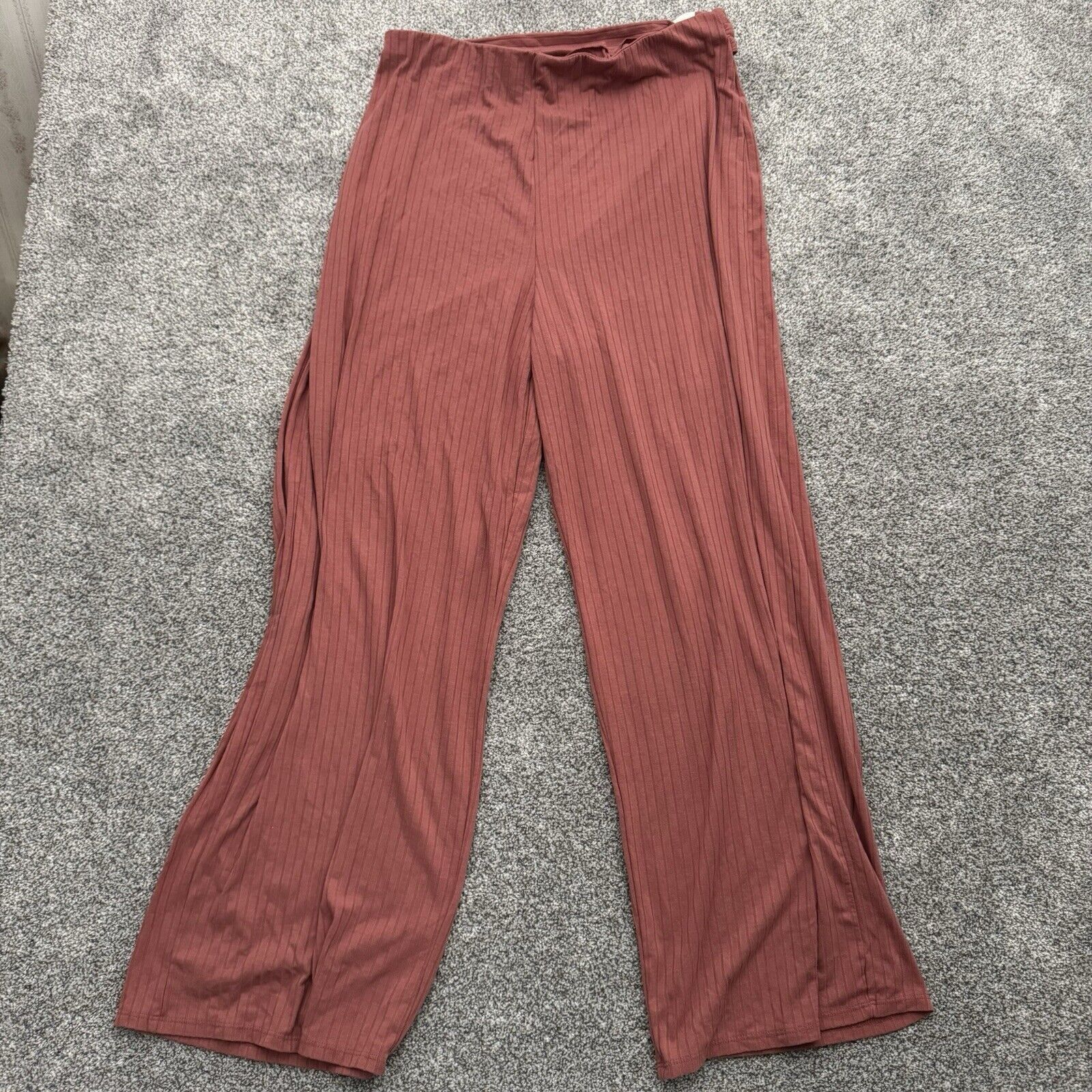 Other Juniors Plus 2XL Flowy Pants Belted Ribbed Soft Girl Boho Size 30" / US 8 / IT 44 - 1 Thumbnail