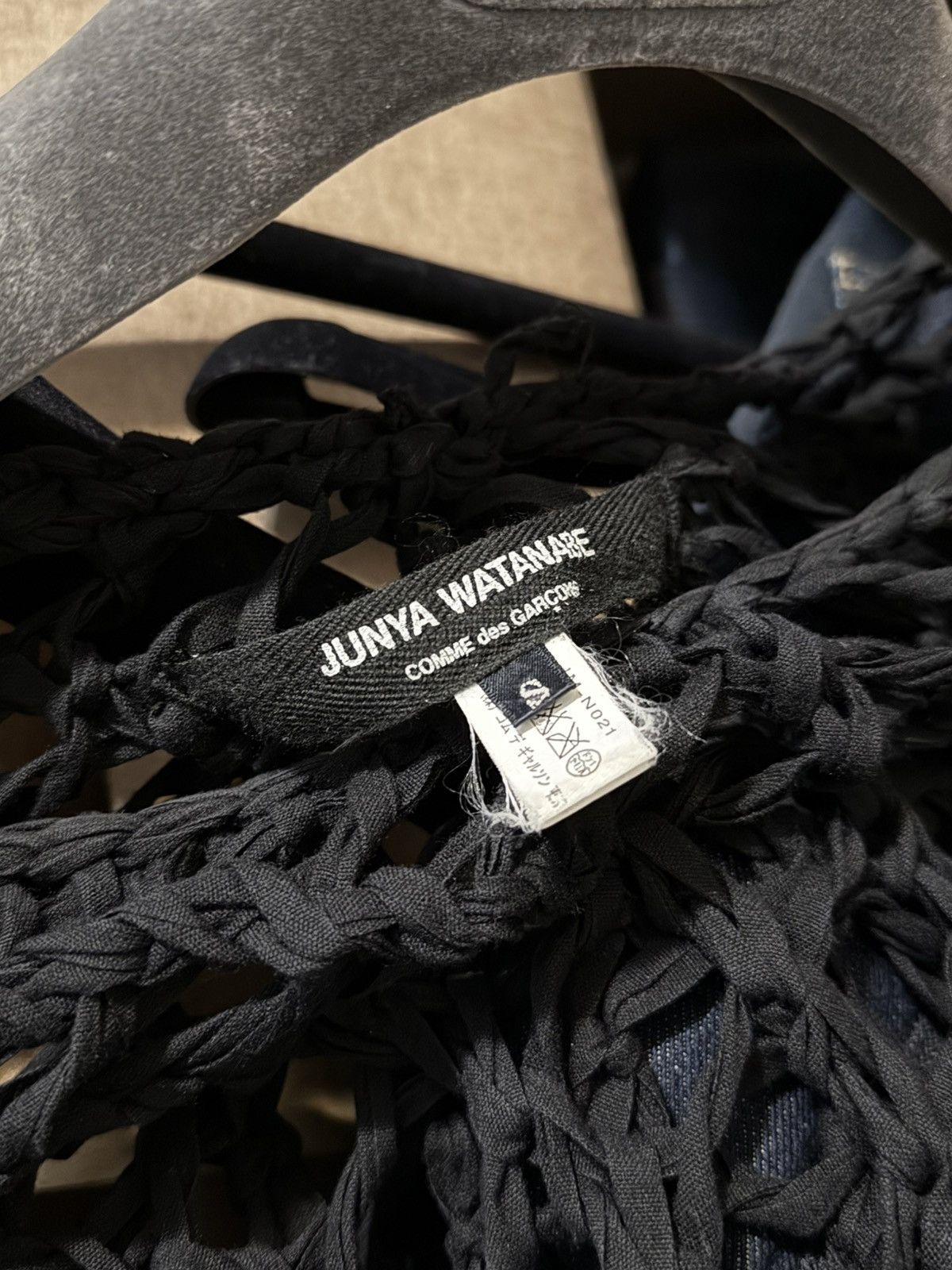Comme des Garcons × Junya Watanabe × Vintage Junya Watanabe Comme Des Garçon Loose Knit Oversize Sweater Size US S / EU 44-46 / 1 - 3 Thumbnail