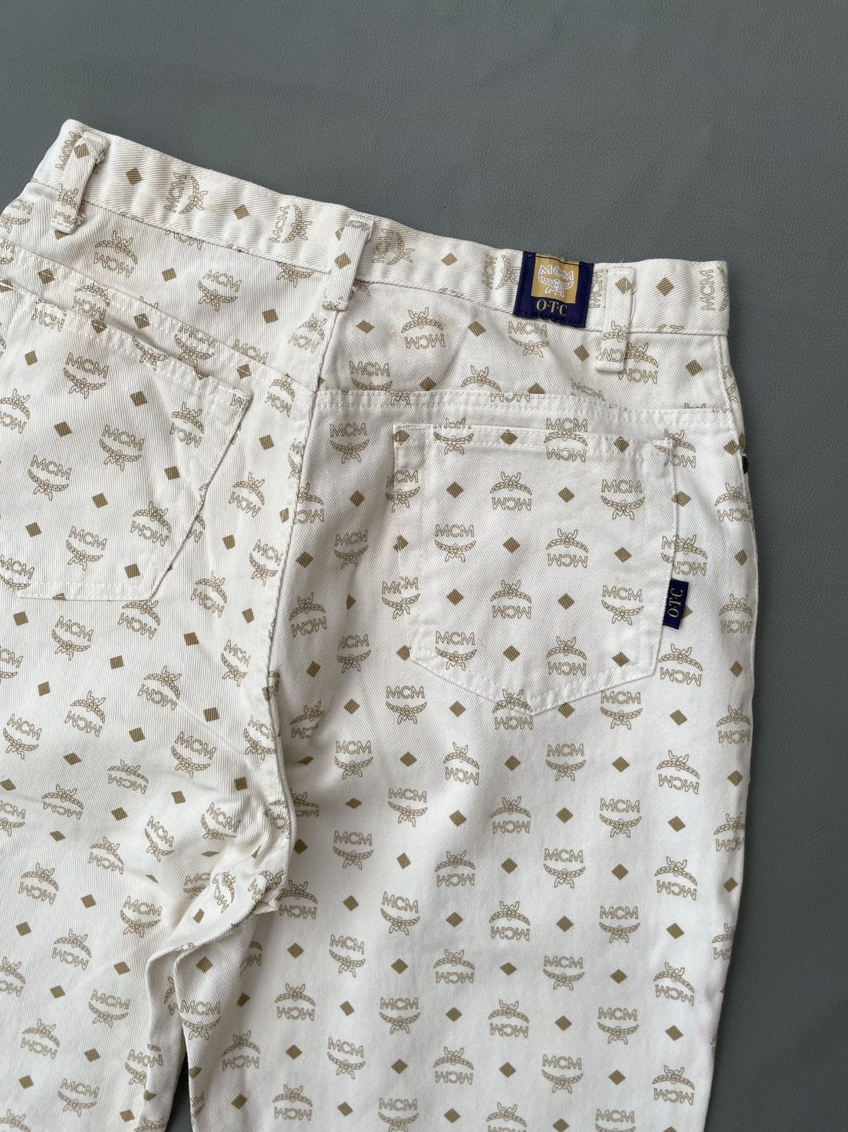 MCM Mcm Monogram Jeans Baggy luxury Style Size 26" / US 2 / IT 38 - 8 Thumbnail