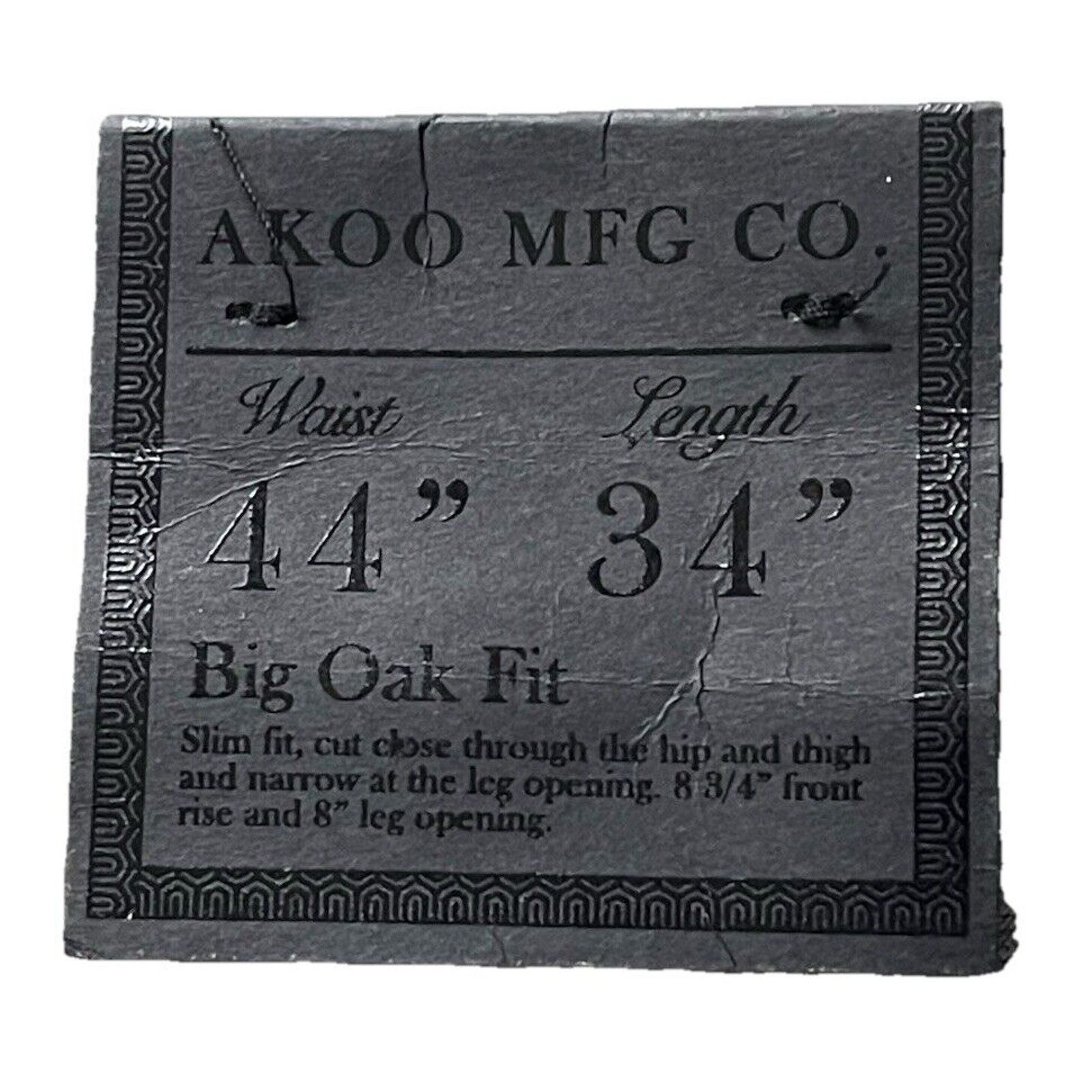 AKOO NWT AKOO Jeans Y2K Mens 44 x 34 Acid Wash Denim Streetwear Size US 44 / EU 60 - 8 Thumbnail
