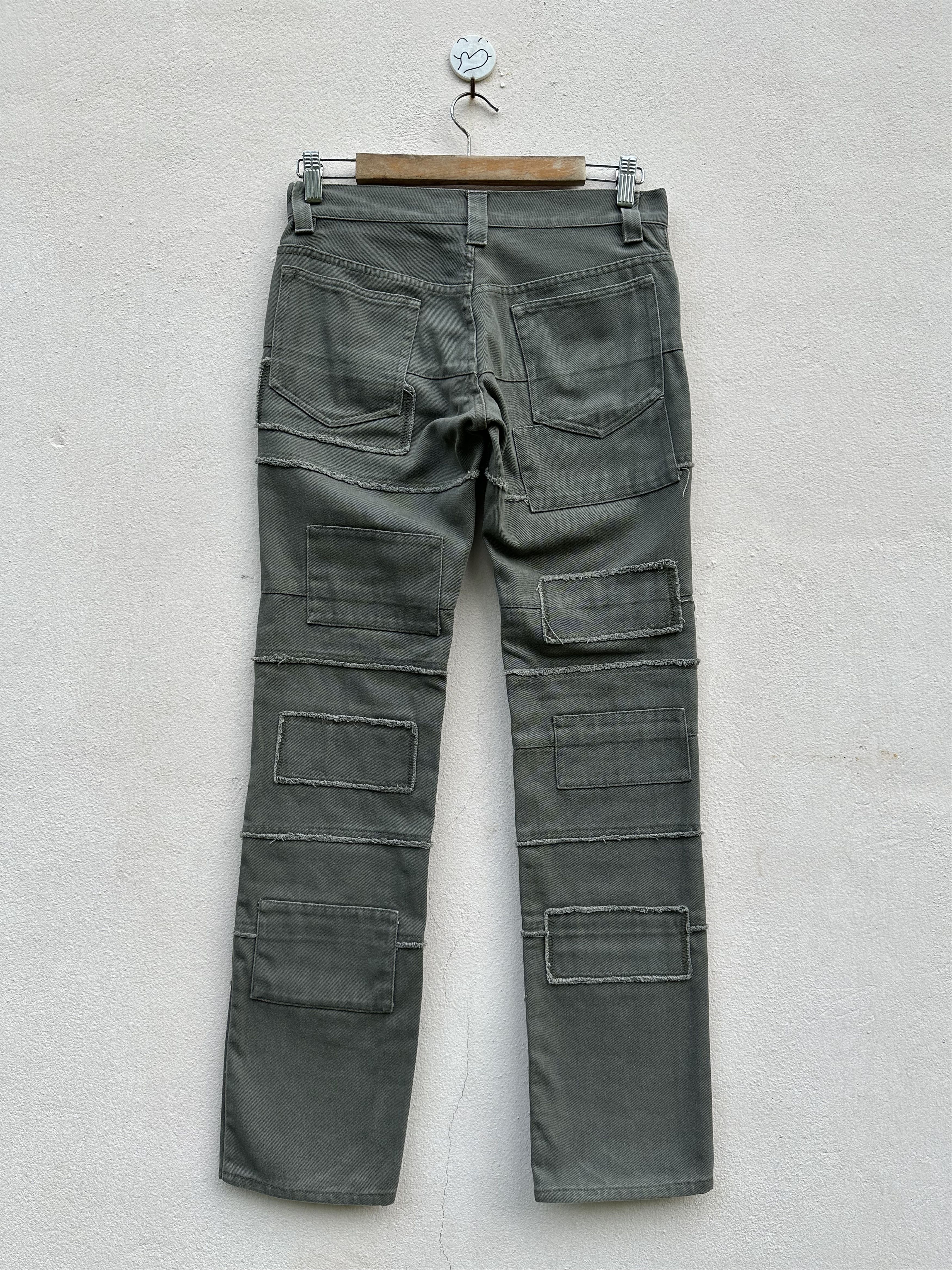 Hysteric Glamour Vintage World Wide Love Patchwork Hagi Denim Jeans Size US 29 - 12 Thumbnail