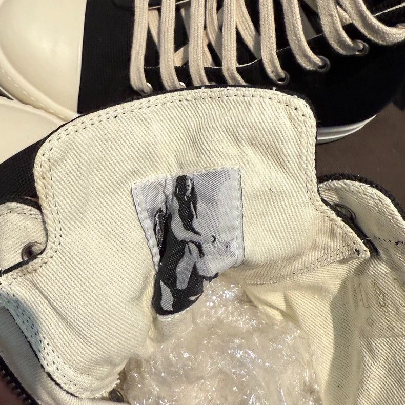 Rick Owens rick owens size 36 Double-thread high-top canvas large Con Size US 6 / IT 36 - 8 Thumbnail