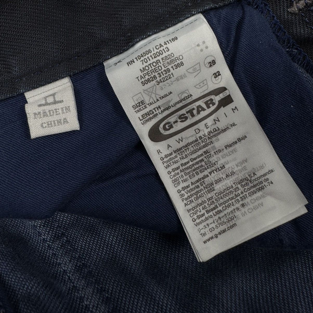 G-Star Crazy G Star RAW 5620 Double Knee Tapered Denim Jeans Size US 28 / EU 44 - 12 Thumbnail