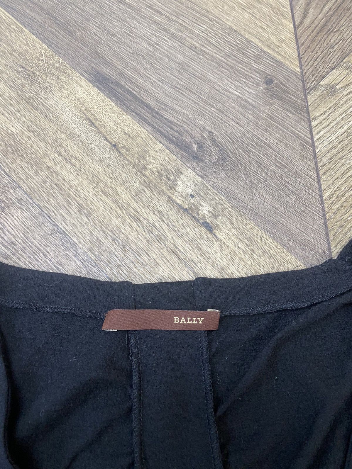 Bally × Designer × Vintage Vintage Bally Black Ruched Fitted Blouse long sleeve Size M / US 6-8 / IT 42-44 - 7 Thumbnail