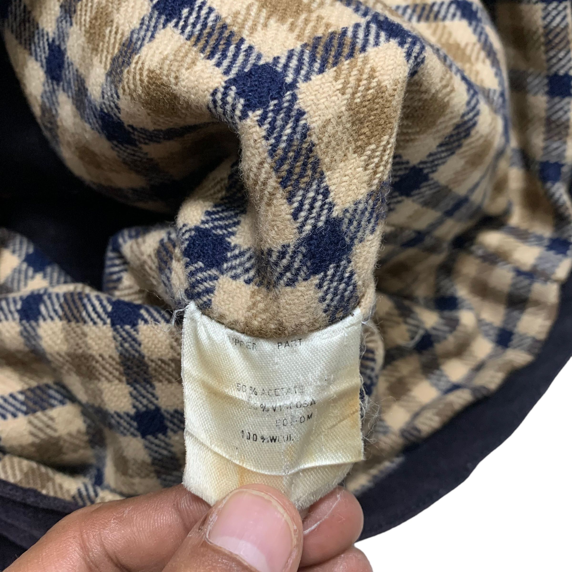 Aquascutum Vintage Aquascutum Wool Leather Coat Size US XS / EU 42 / 0 - 8 Thumbnail