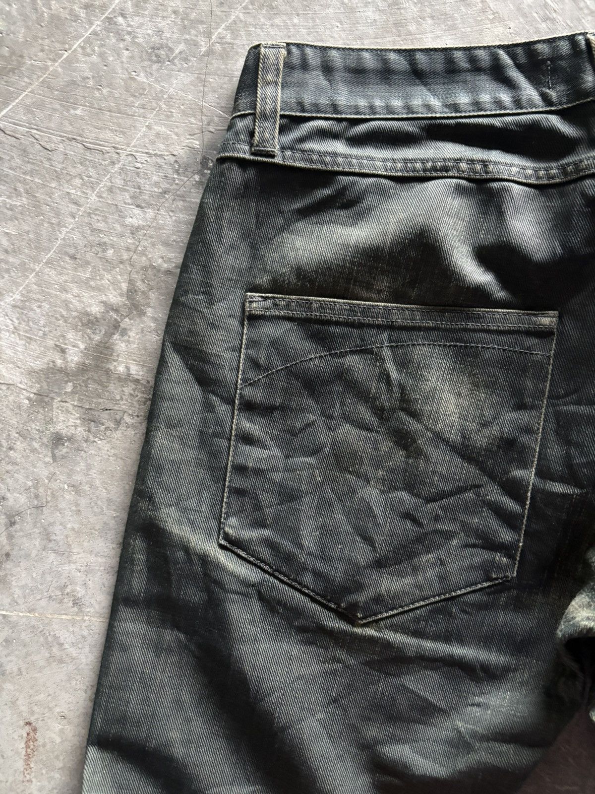 Hysteric Glamour SICK SUPERFINE WASHED WAXED ITALY JEANS HEIDI SLIMANE INSPO Size US 31 - 14 Thumbnail