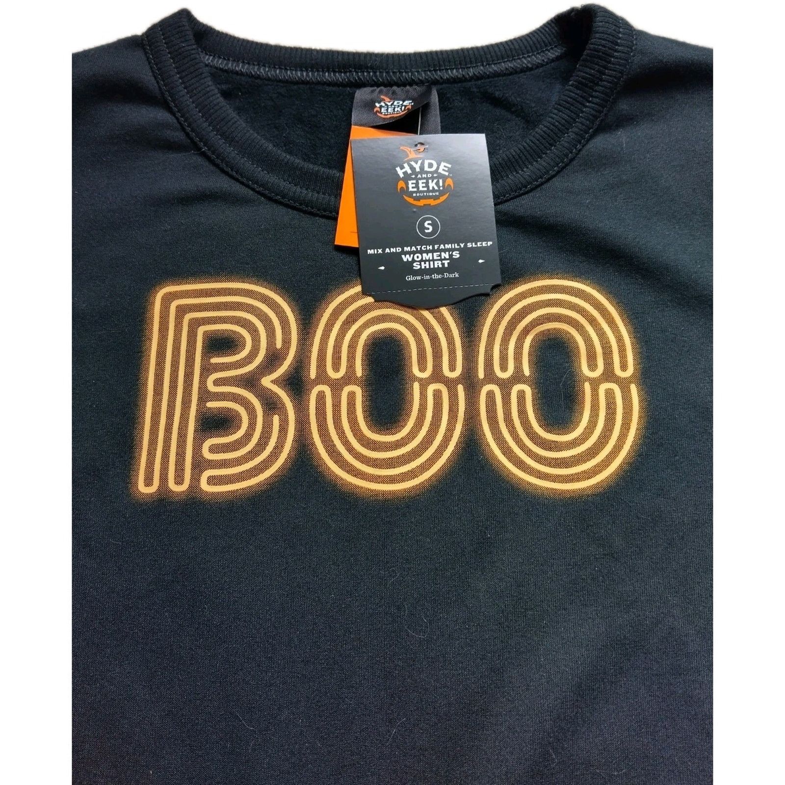 Other NWT Women's Boo Sweater, Small, Black, Hyde & Eek, Target Size S / US 4 / IT 40 - 2 Thumbnail