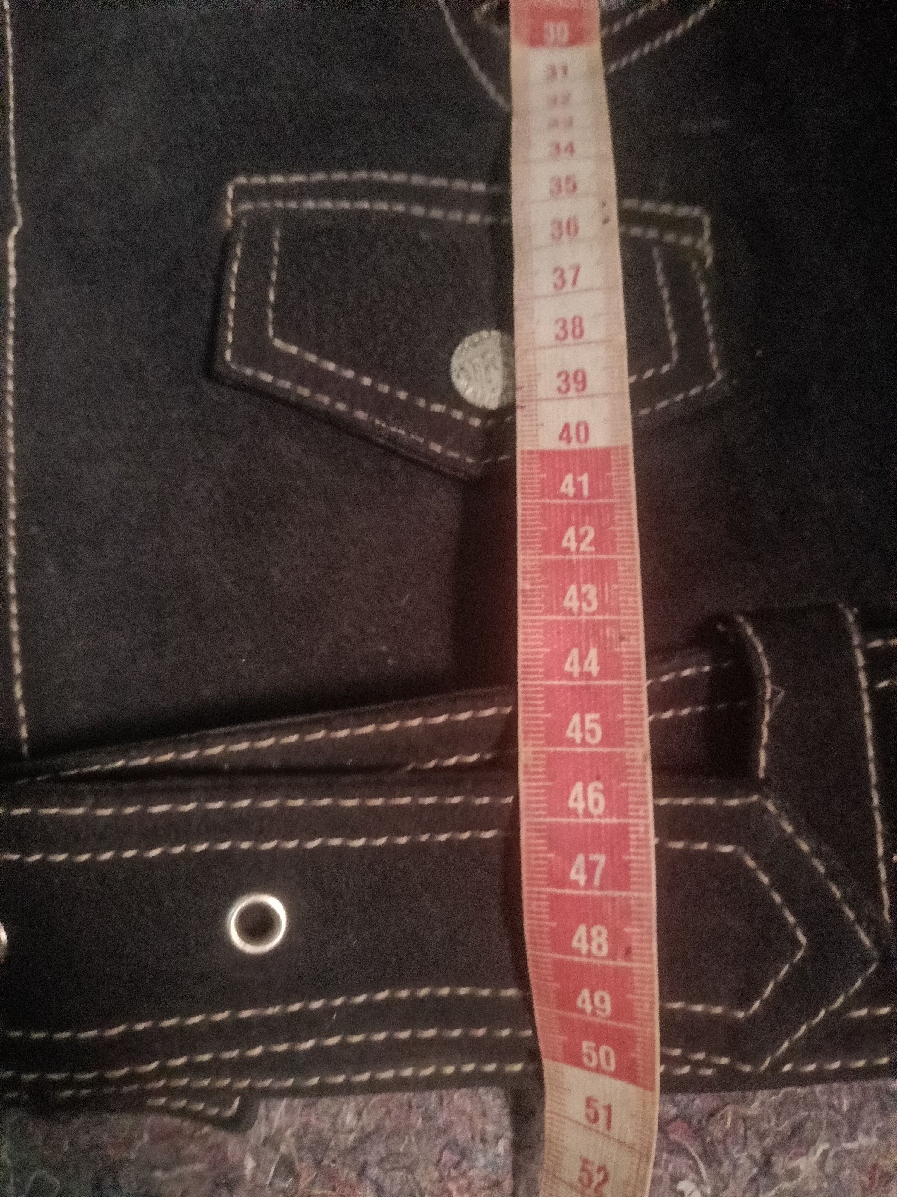 Other Vintage 90s leather suede Biker Jacket Contrast Sleeves Size M / US 6-8 / IT 42-44 - 3 Thumbnail