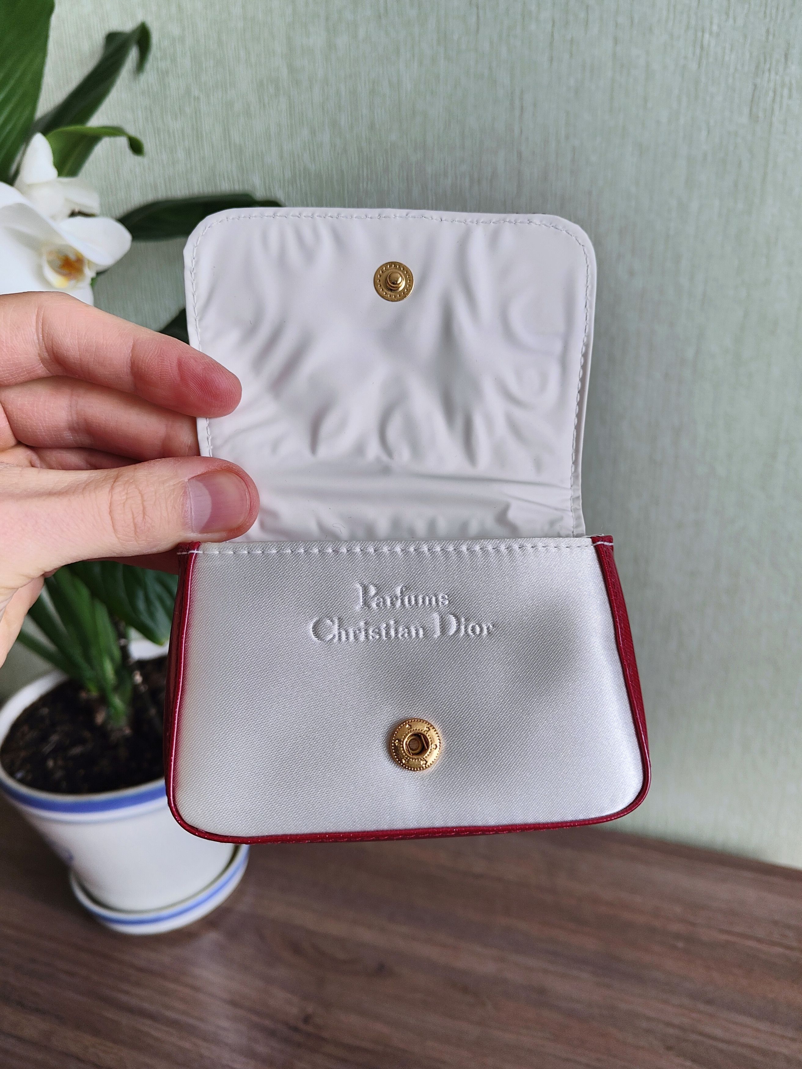 Christian Dior Monsieur Christian Dior Small Wallet Clutch Cosmetic Bag Make Up CD Size ONE SIZE - 2 Thumbnail