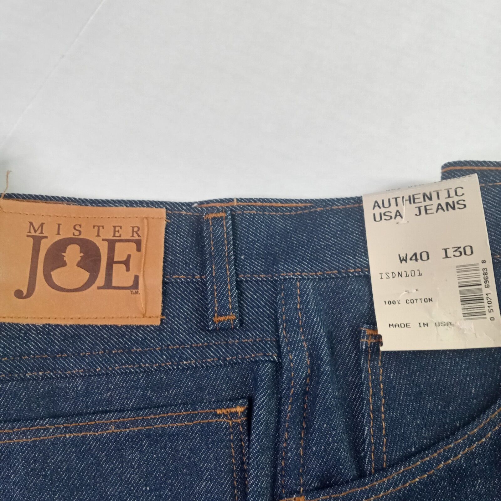 Other Vintage Mister Joe Jeans Men's Size 40x30 Blue Straight Leg Size US 40 / EU 56 - 9 Thumbnail
