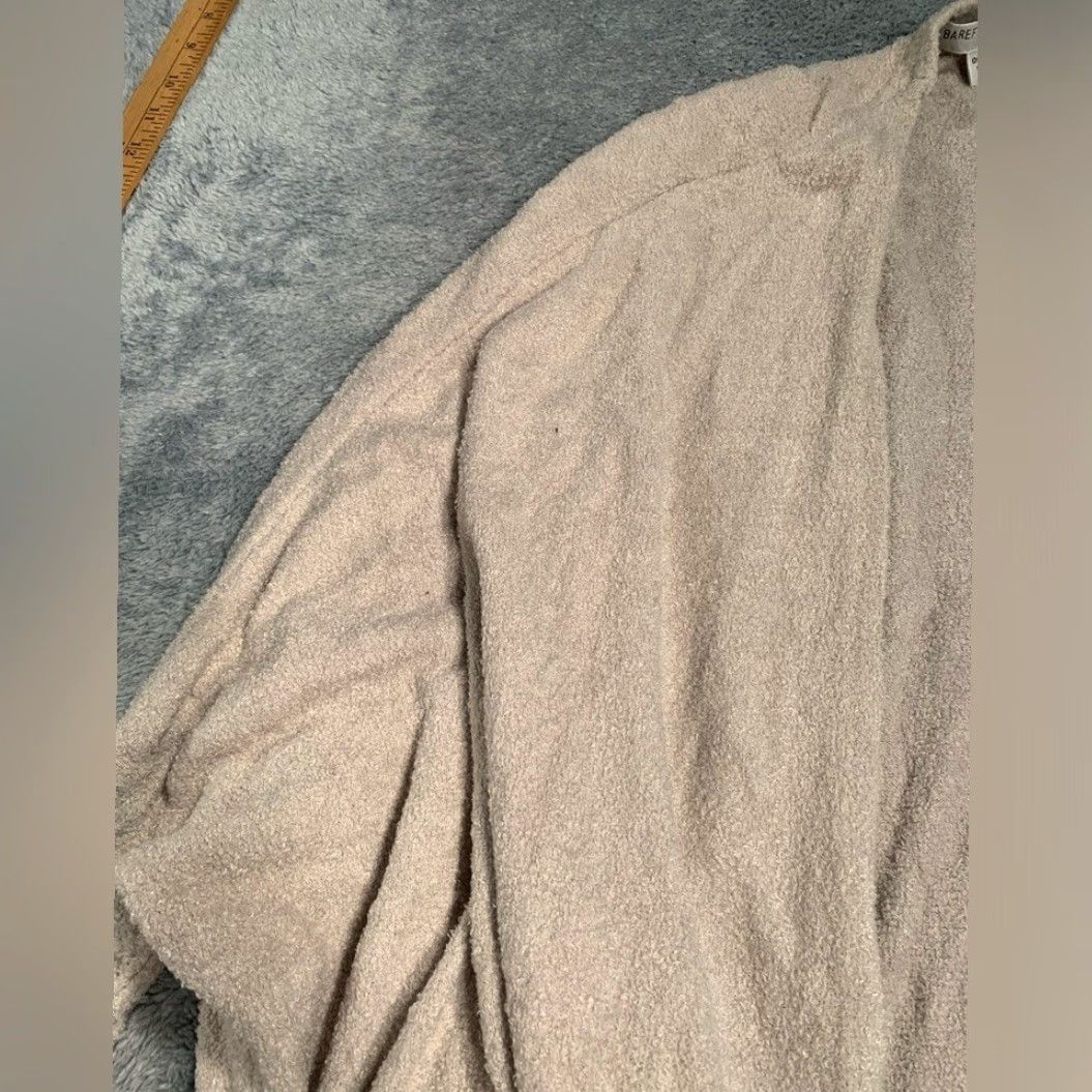 Vintage Barefoot Dreams Cardigan Women One Size Beige Cozychic Lite Size ONE SIZE - 4 Thumbnail