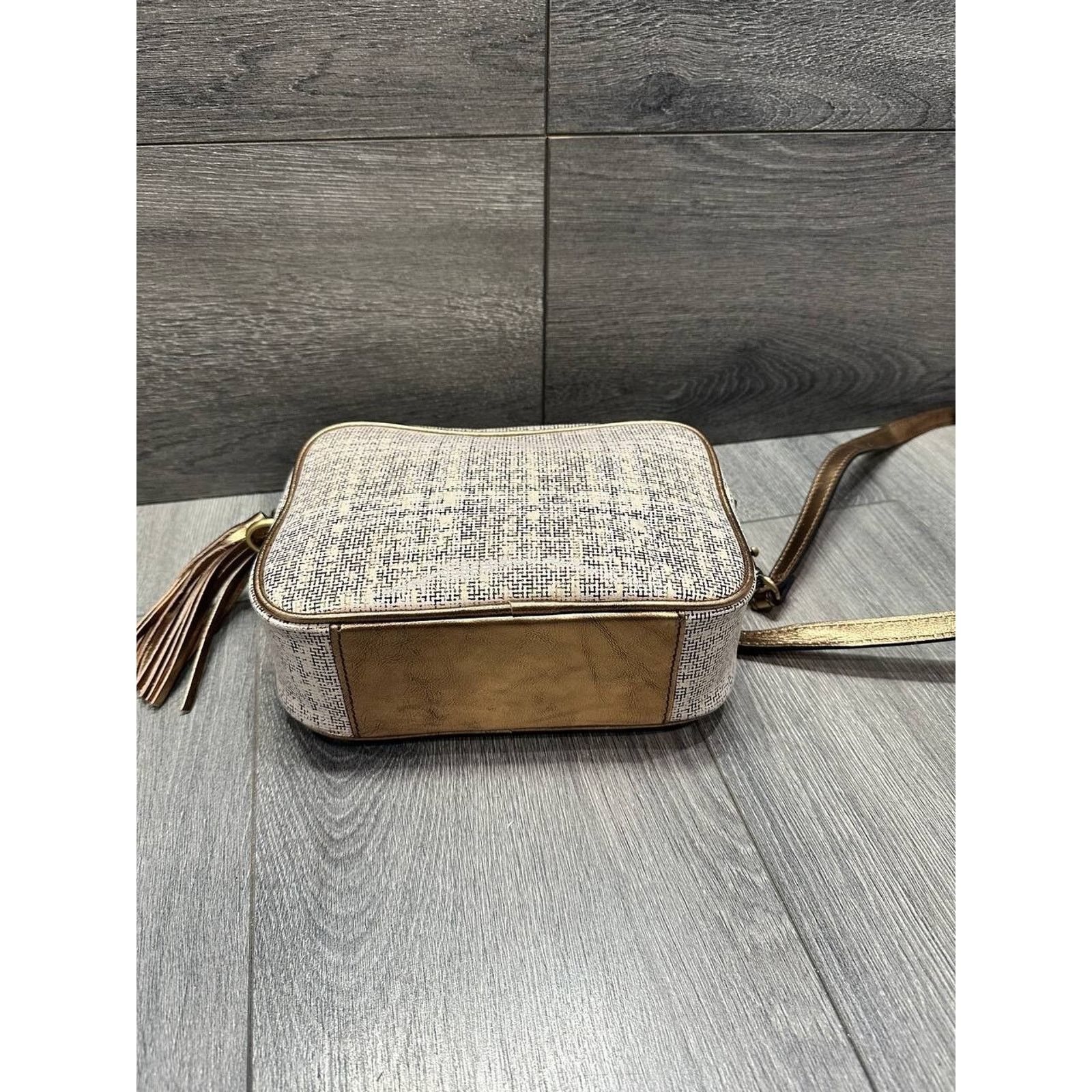 Patricia Nash Patricia Nash Leather Josie Herringbone bag A669831 Size ONE SIZE - 8 Thumbnail