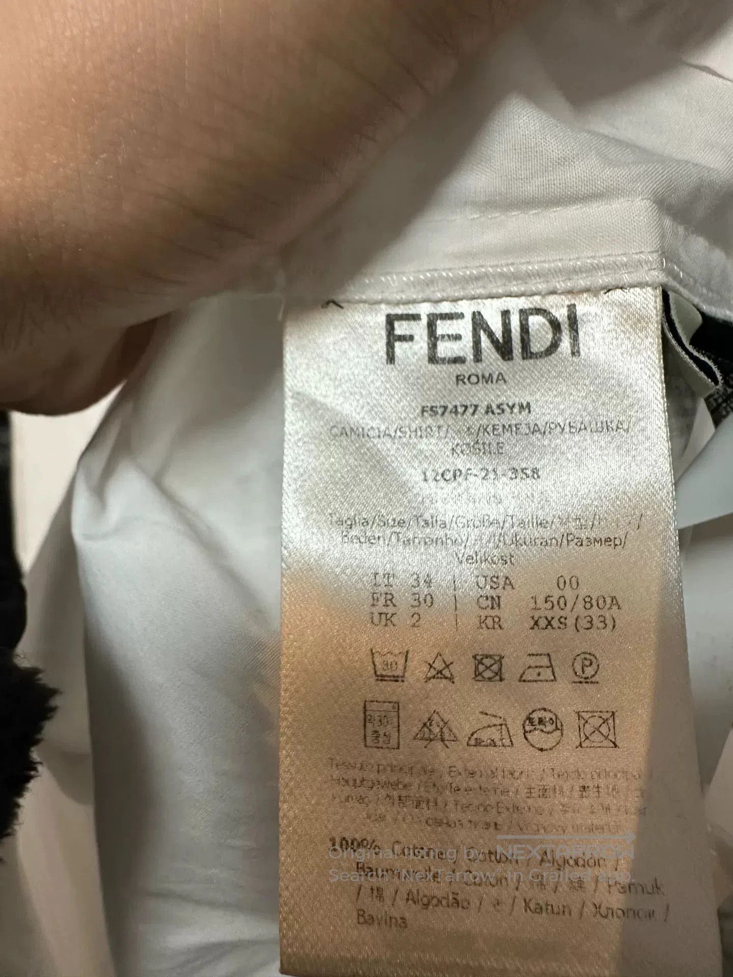 Fendi Fendi Chest Logo Shirt. Size S / US 4 / IT 40 - 4 Thumbnail
