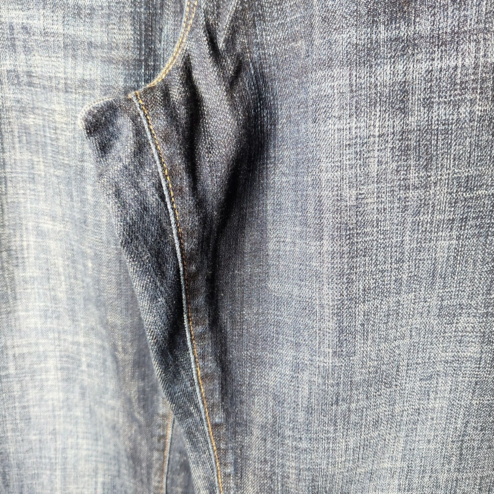 Gap Gap Jeans Premium Dark Wash Denim Low Rise Bootcut 14/32 Womens Regular 5-Pocket Blue Size 36" / US 14 / IT 50 - 4 Thumbnail