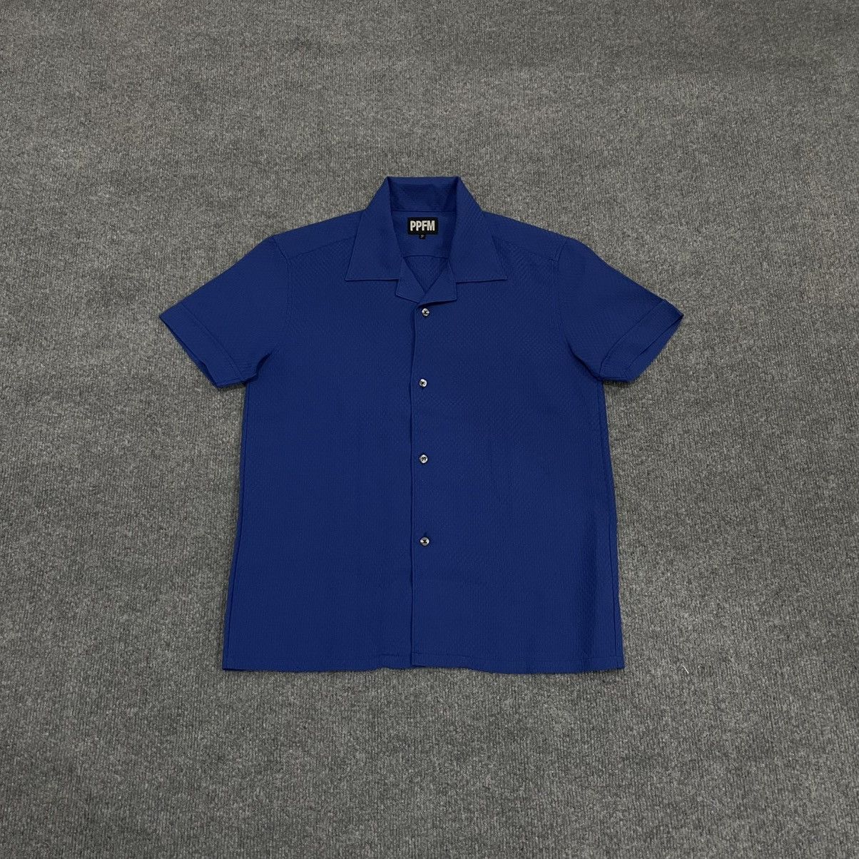 PPFM Button Up Blue Shirt size S Streetwear