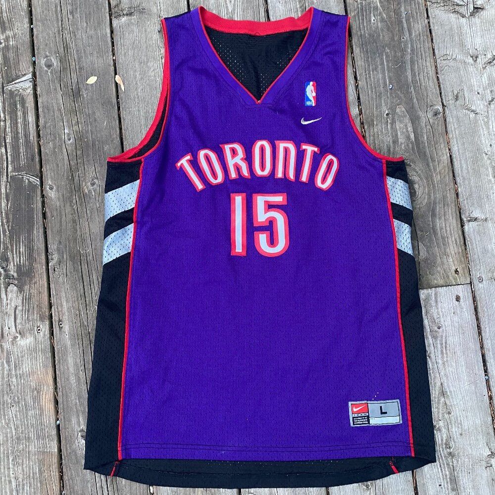 NBA × Nike × Vintage Vintage 1999 Nike Toronto Raptors Vince Carter Jersey Large Size US L / EU 52-54 / 3 - 1 Thumbnail