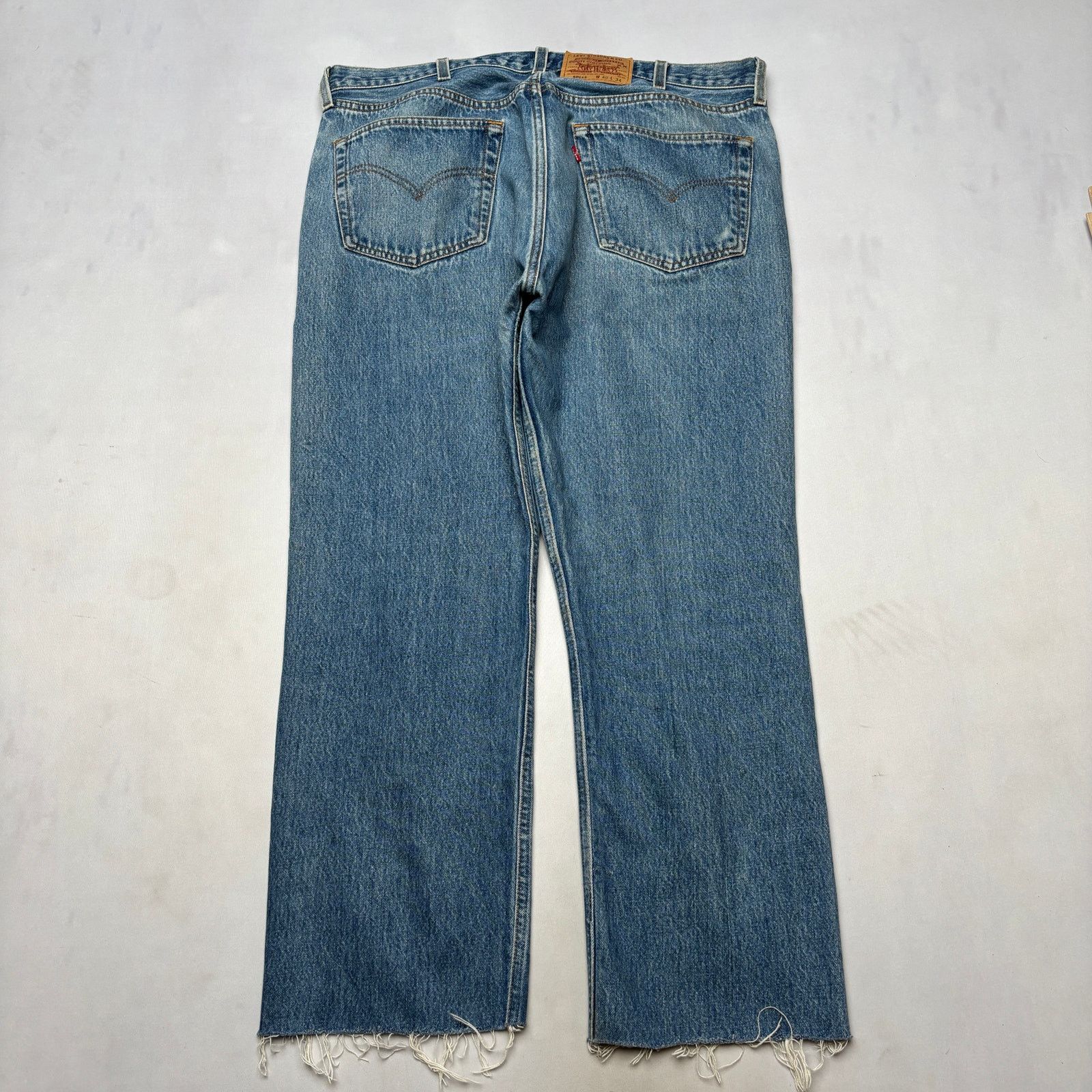 Levi's × Vintage Vintage 90s Levi's 501 XX Straight Leg Jeans 40x34 (38x27.5) Size US 38 / EU 54 - 3 Thumbnail