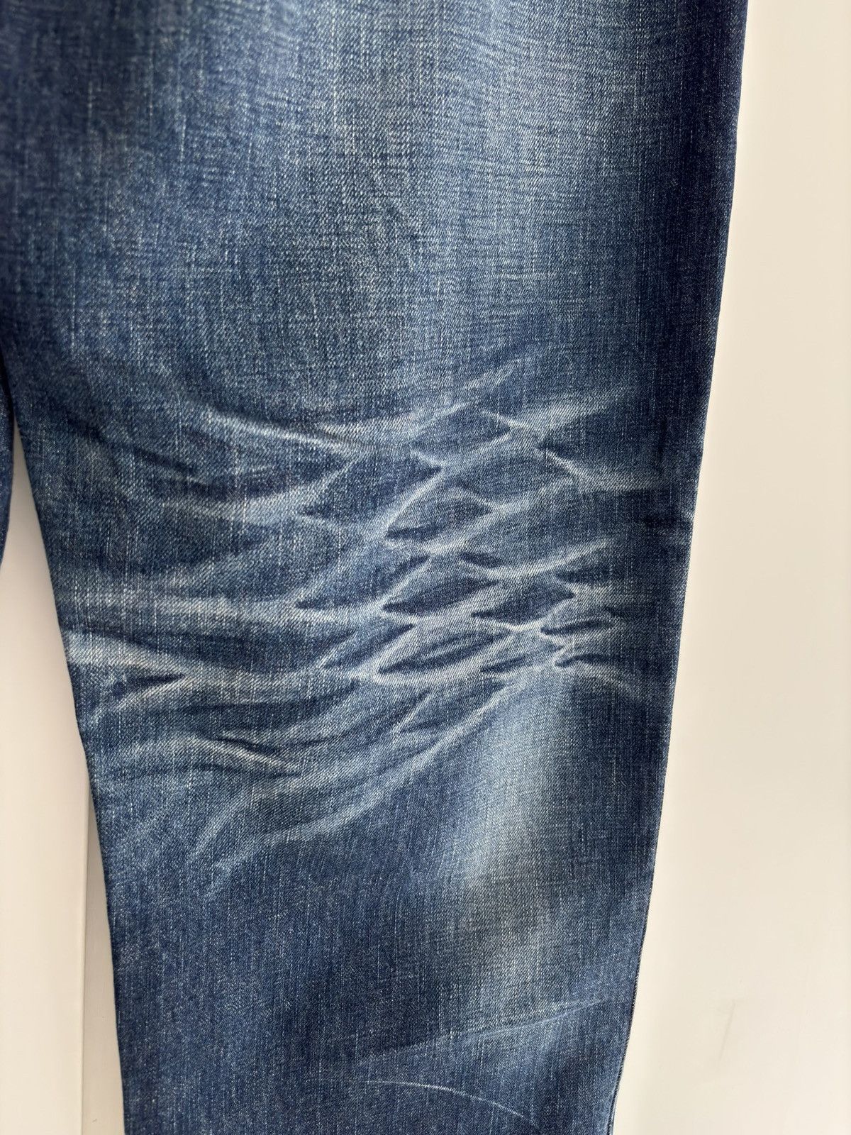 Balenciaga Balenciaga Catwash faded whiskers blue baggy wide-leg jeans Size US 31 - 11 Thumbnail