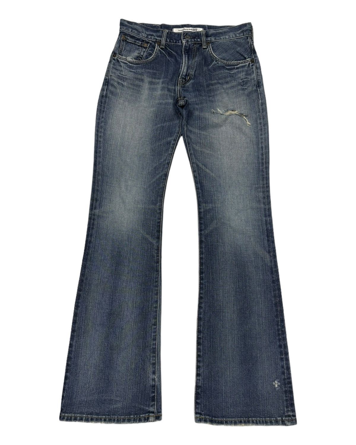 14th Addiction EDWIN EXCLUSIVE VINTAGE MODEL XU FLARE DENIM JEANS Size US 30 / EU 46 - 5 Thumbnail