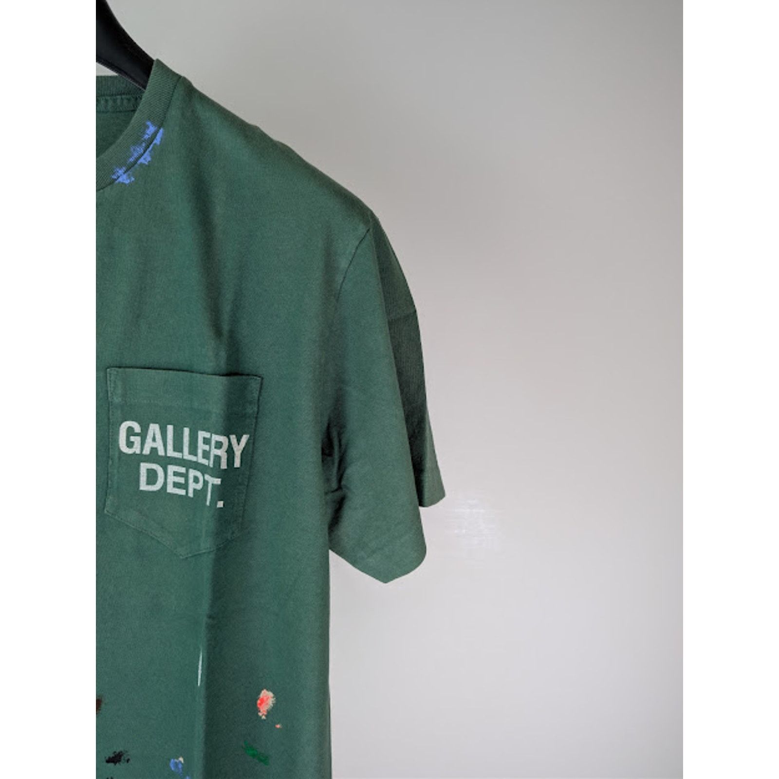 Gallery Dept. o1rshd1 Vintage Logo Painted T-Shirt in Green Size US XXL / EU 58 / 5 - 5 Thumbnail