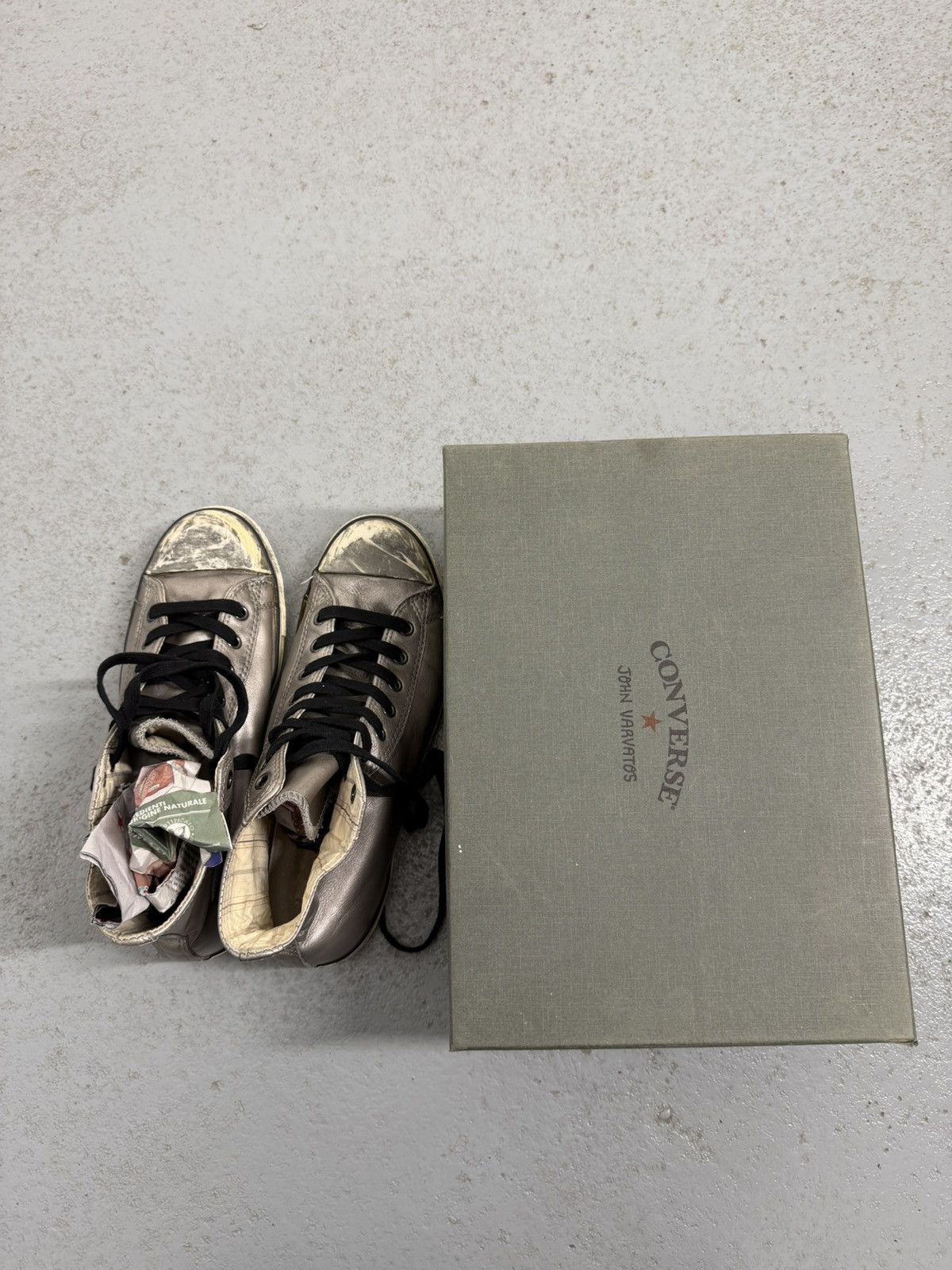 Converse × John Varvatos John Varvatos x Converse Aged High Top Sneakers Size US 8 / EU 41 - 9 Thumbnail