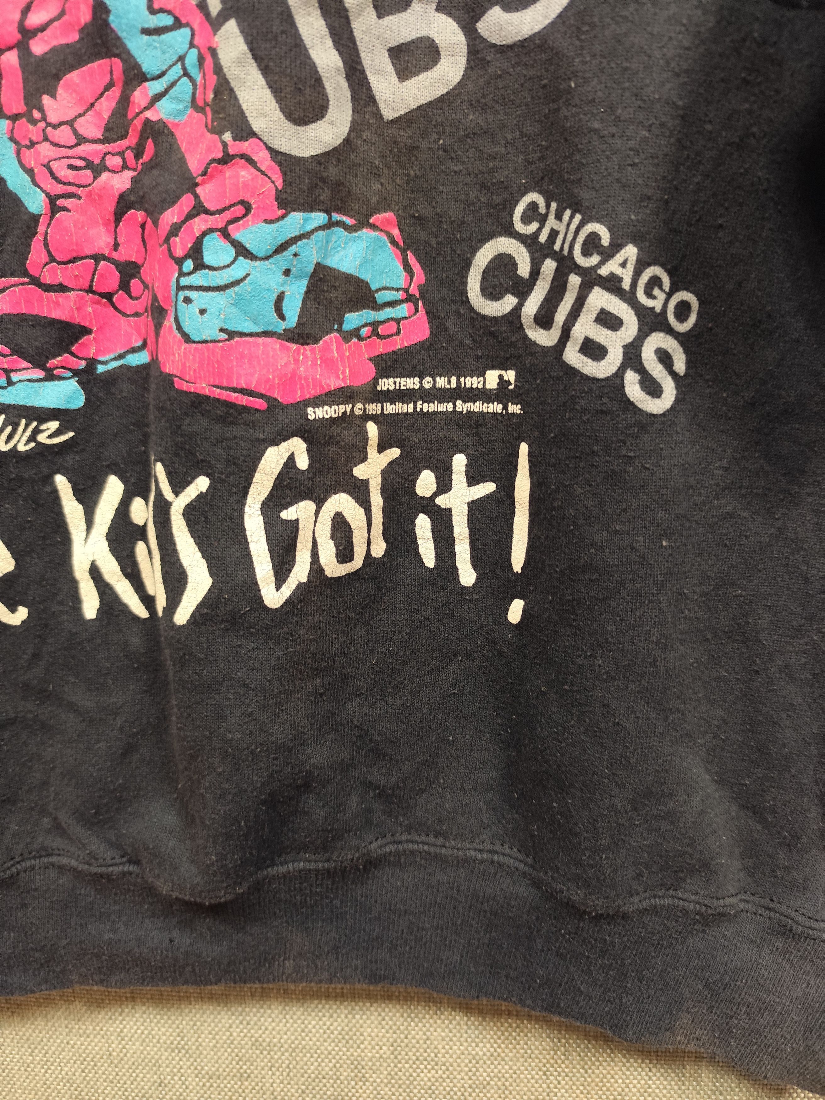 MLB × Peanuts × Vintage vintage 90s sweatshirt jostens sportwear chicago cubs Size US L / EU 52-54 / 3 - 2 Thumbnail