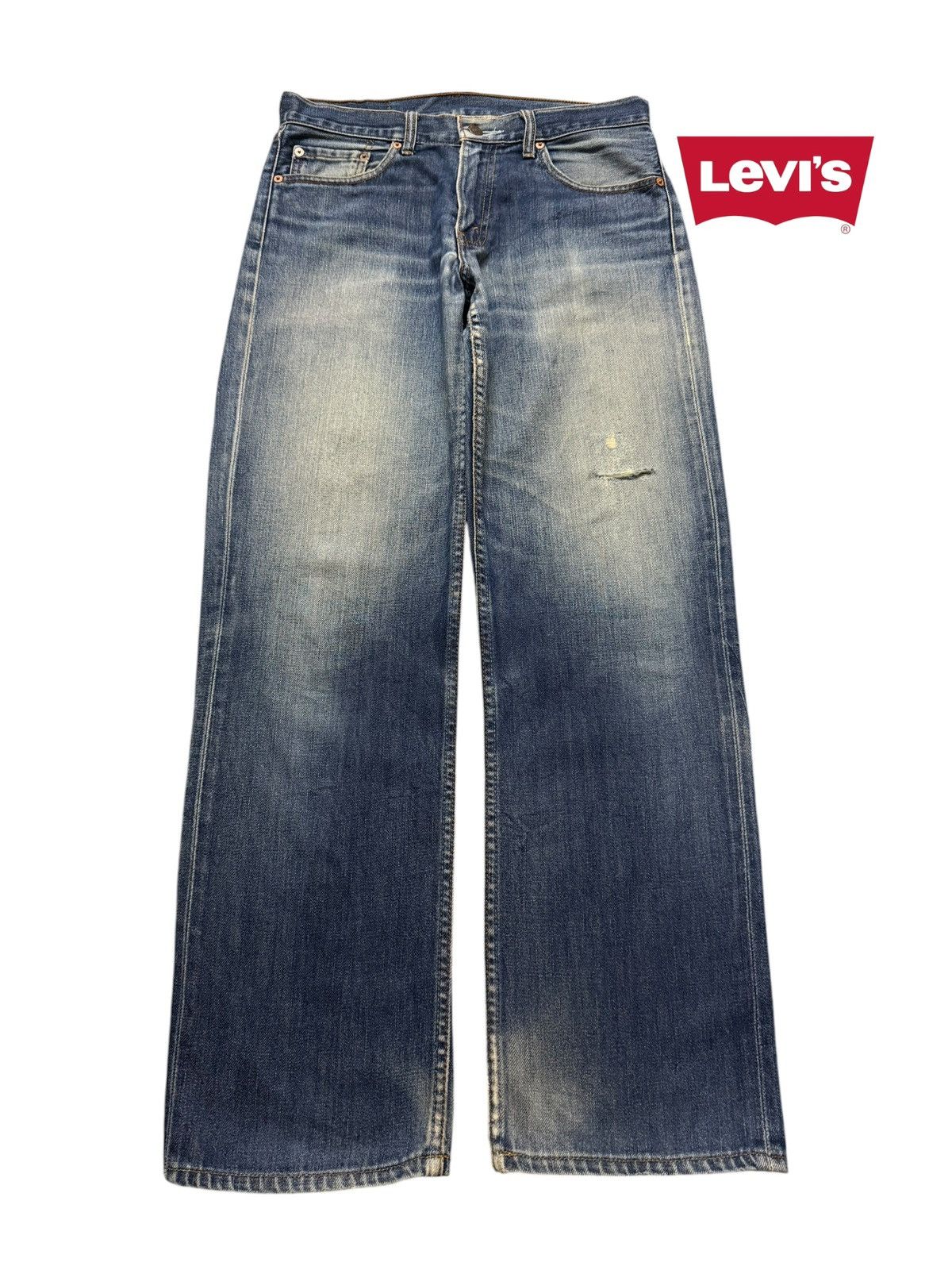Levi's Vintage 90s Levis 508 Faded Wash Distress Wide Leg Baggy Size US 31 - 1 Thumbnail