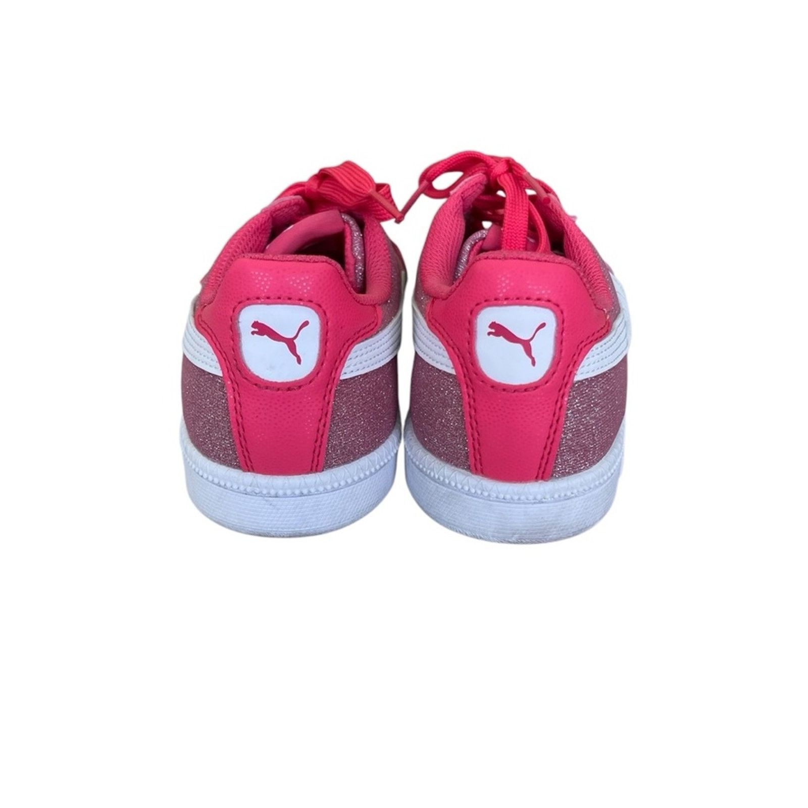 Puma Puma Glitter Lace-up Sneakers Pink and White Size 6.5 Medium Size US 6.5 / IT 36.5 - 3 Thumbnail