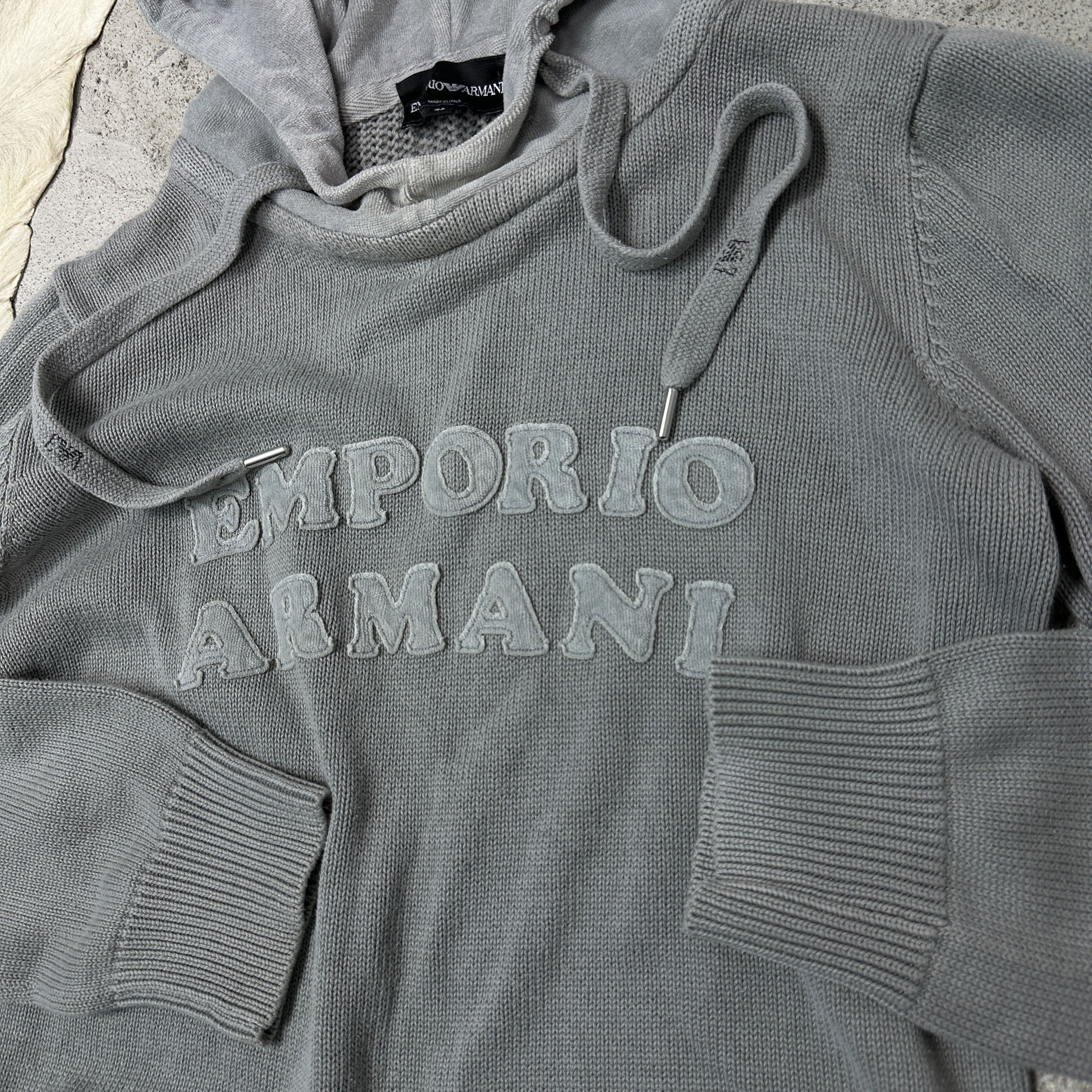 Emporio Armani Vintage Streetwear Old Money Emporio Armani Hoodie Y2K Size US S / EU 44-46 / 1 - 5 Thumbnail