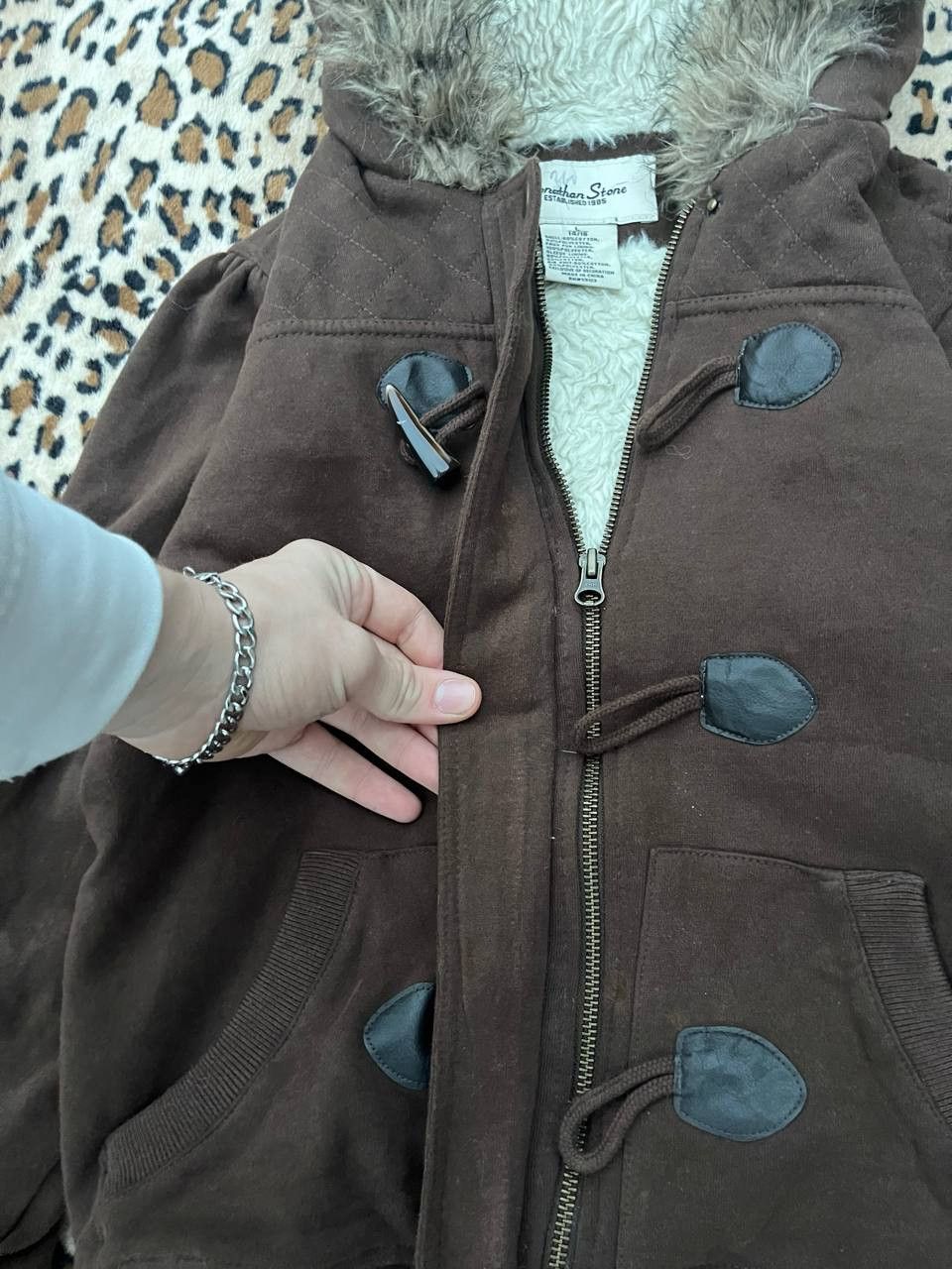 Japanese Brand Fur Fuzzy Brown If Six Was Nine Style Mohair Faded Hoodie Size M / US 6-8 / IT 42-44 - 7 Thumbnail