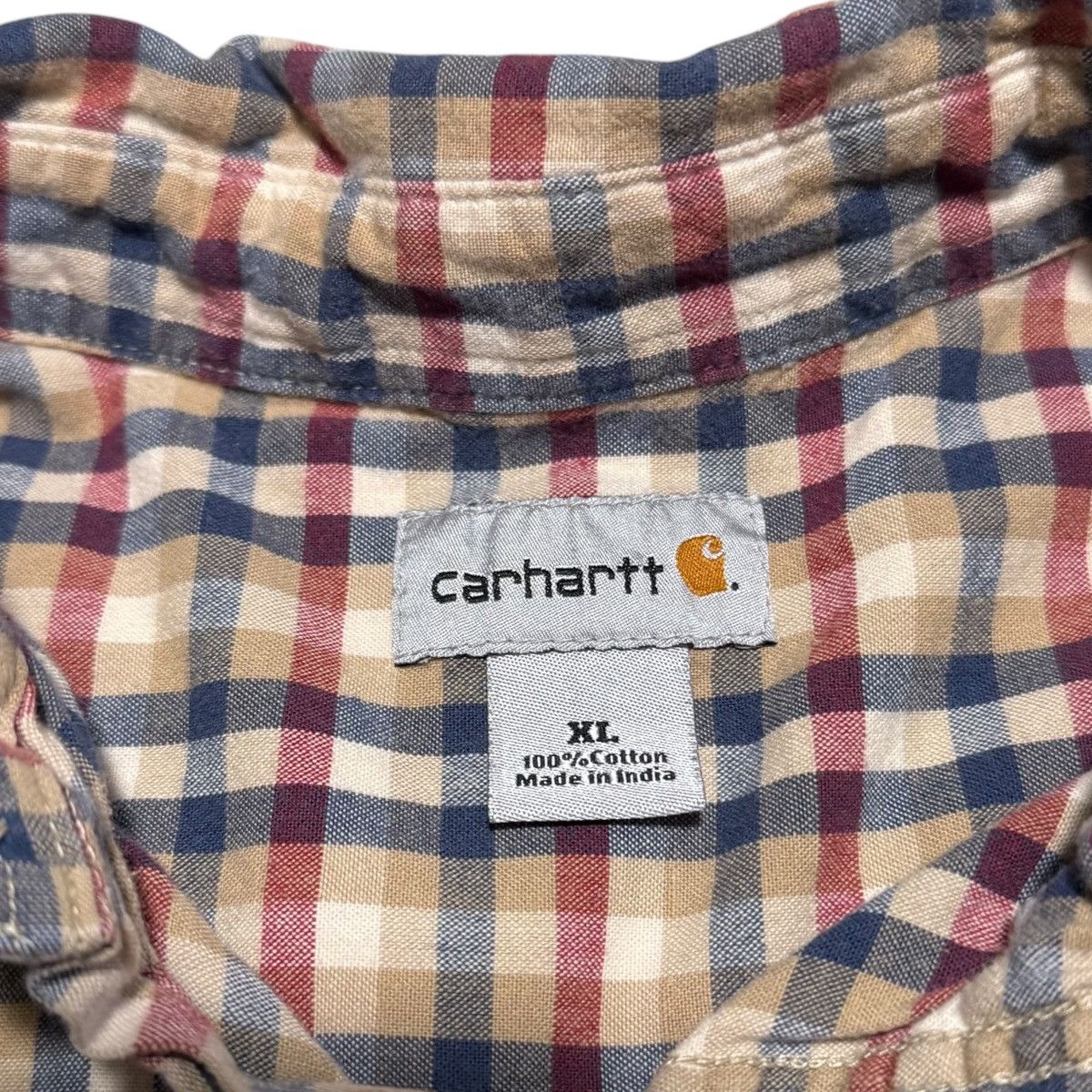 Carhartt Carhartt Plaid Multicolor Button Up Short Sleeve Shirt XL Size US XL / EU 56 / 4 - 5 Thumbnail