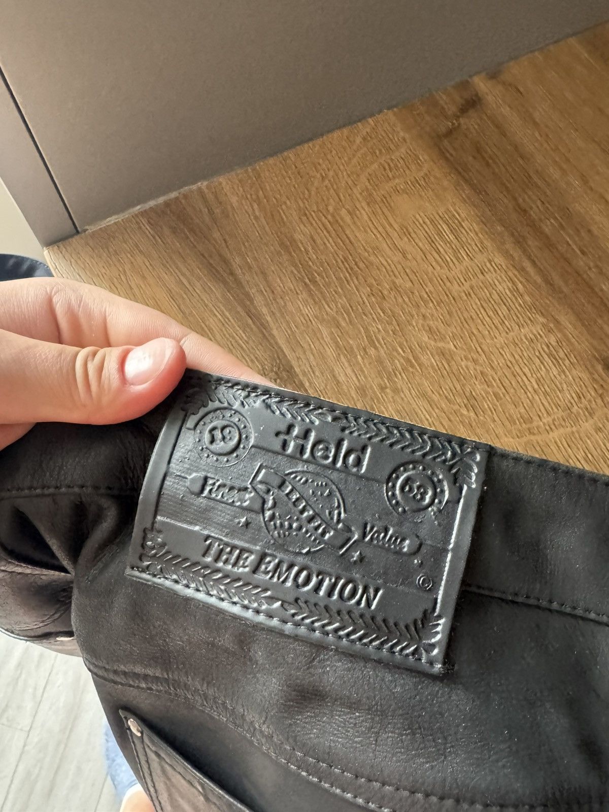 Vintage Vintage Avant-Garde Moto Leather Pants Grunge ERD Punk Size US 36 / EU 52 - 8 Thumbnail