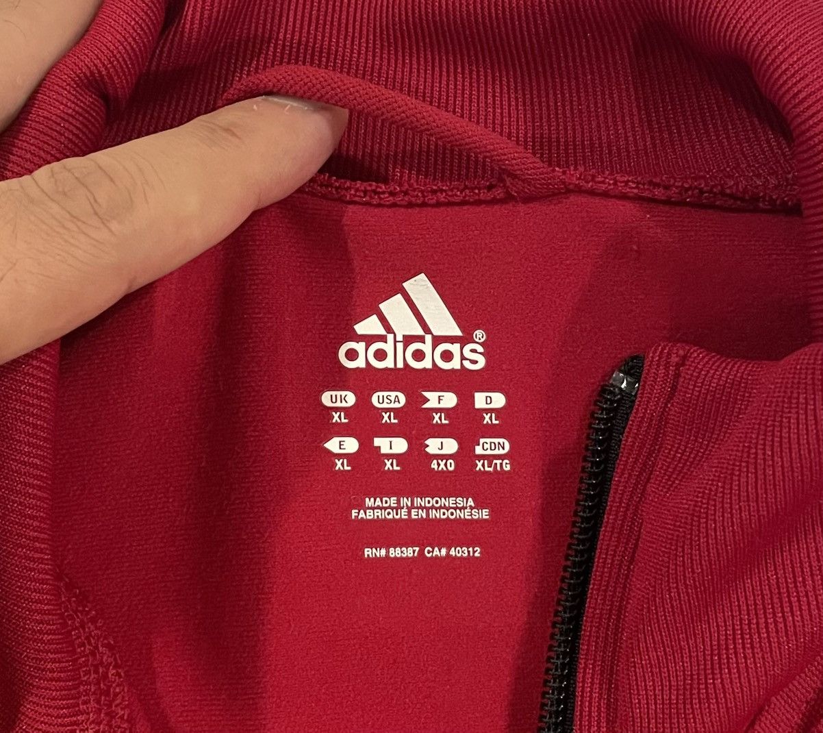 Adidas Adidas 2011/12 Alabama Crimson Tide Jacke Men’s Size XL Size US XL / EU 56 / 4 - 2 Thumbnail